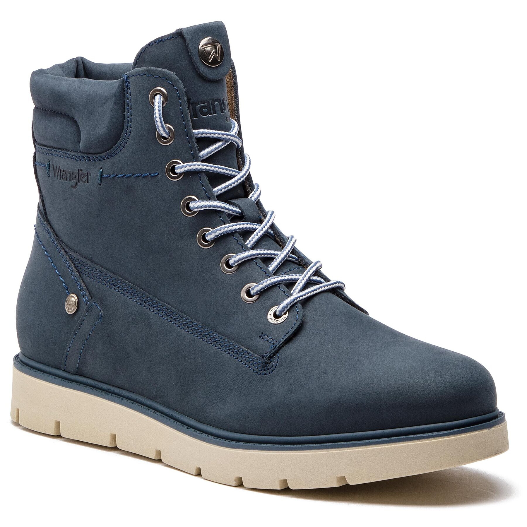 Wrangler Боти Tucson Lady Nubuck WL182510 Тъмносин - Pepit.bg