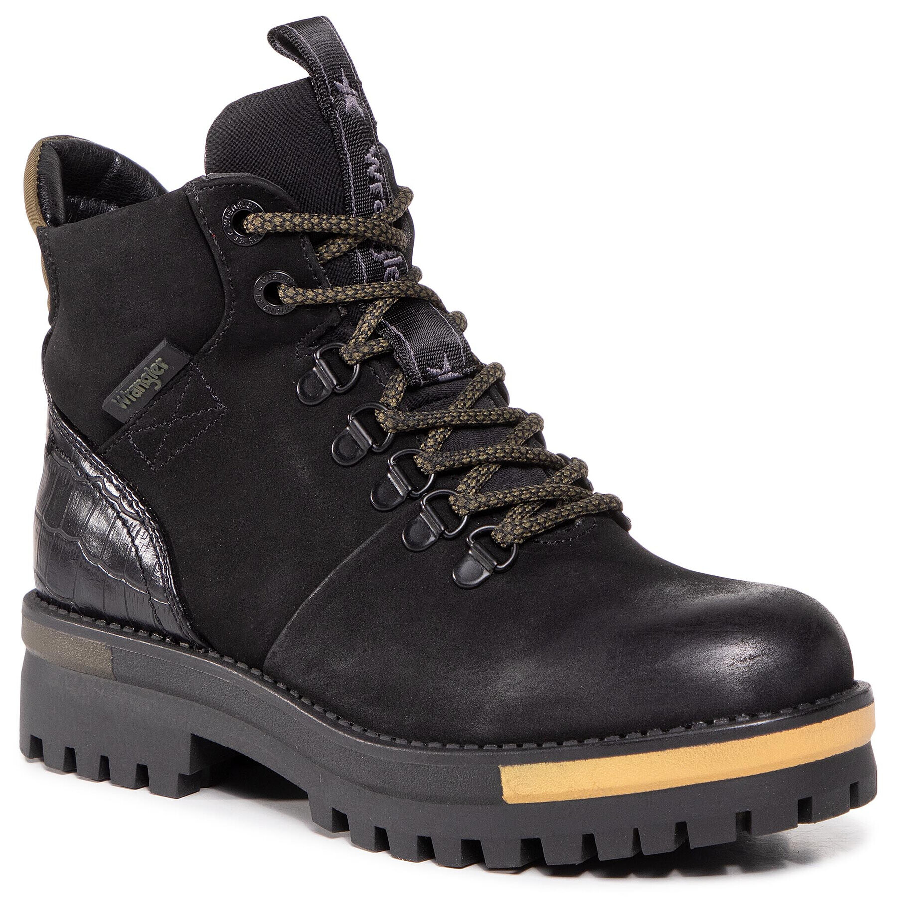 Wrangler Боти Vermont Lace WL02610A Черен - Pepit.bg