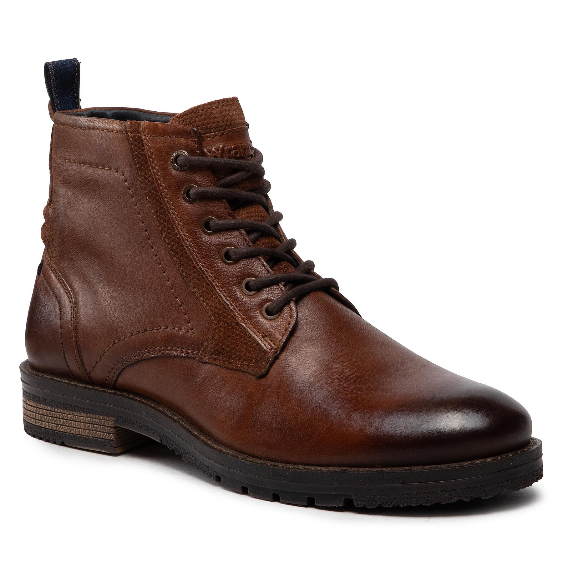 Wrangler Ботуши Boogie Mid WM22100A Кафяв - Pepit.bg