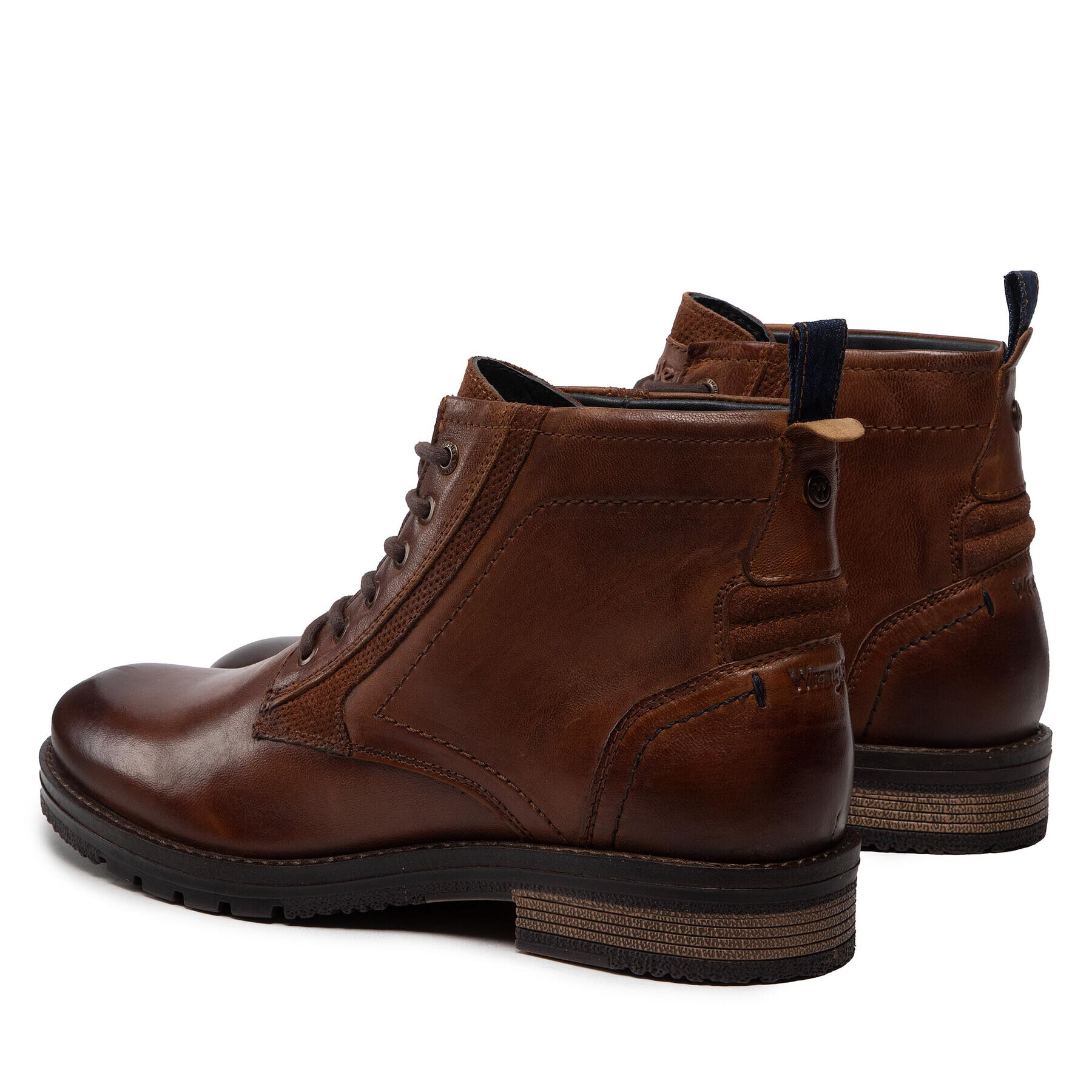 Wrangler Ботуши Boogie Mid WM22100A Кафяв - Pepit.bg