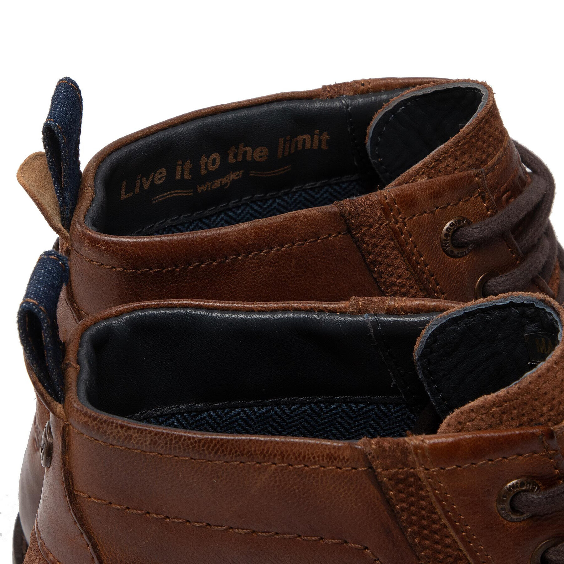 Wrangler Ботуши Boogie Mid WM22100A Кафяв - Pepit.bg