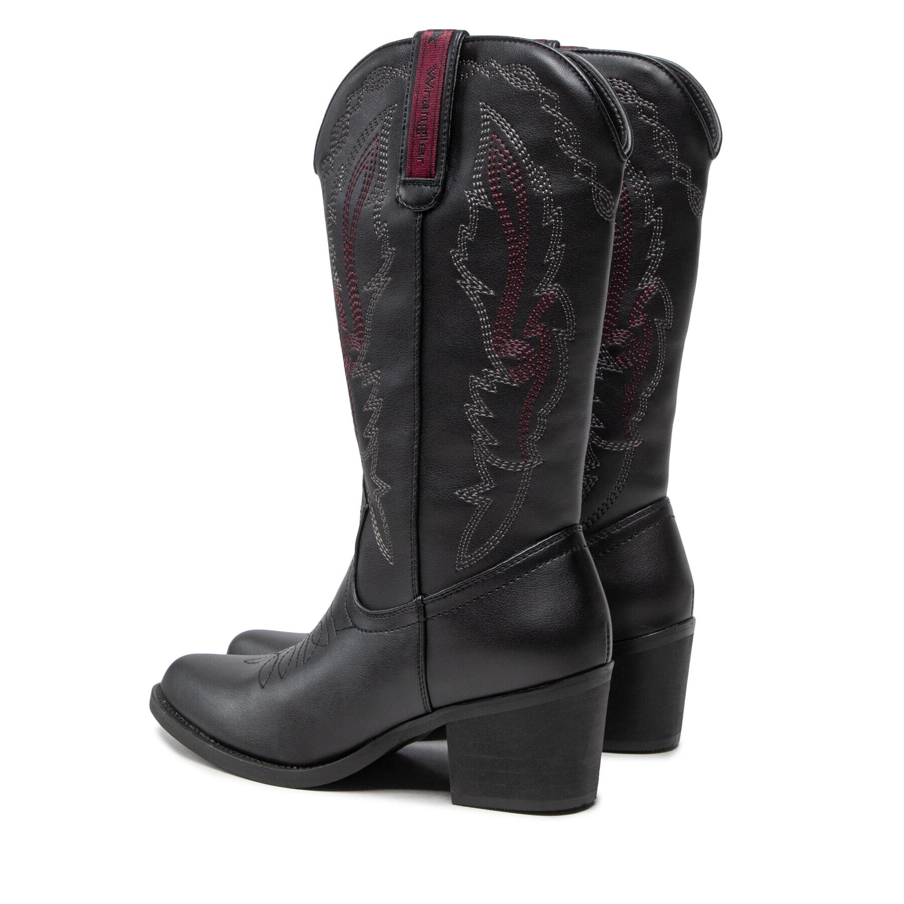 Wrangler Ботуши Cassidy Boot WL22630A Черен - Pepit.bg