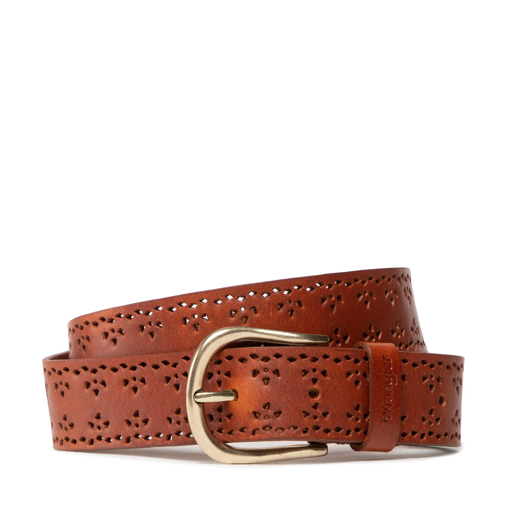 Wrangler Дамски колан Perforated Belt W0J5U1X81 Кафяв - Pepit.bg