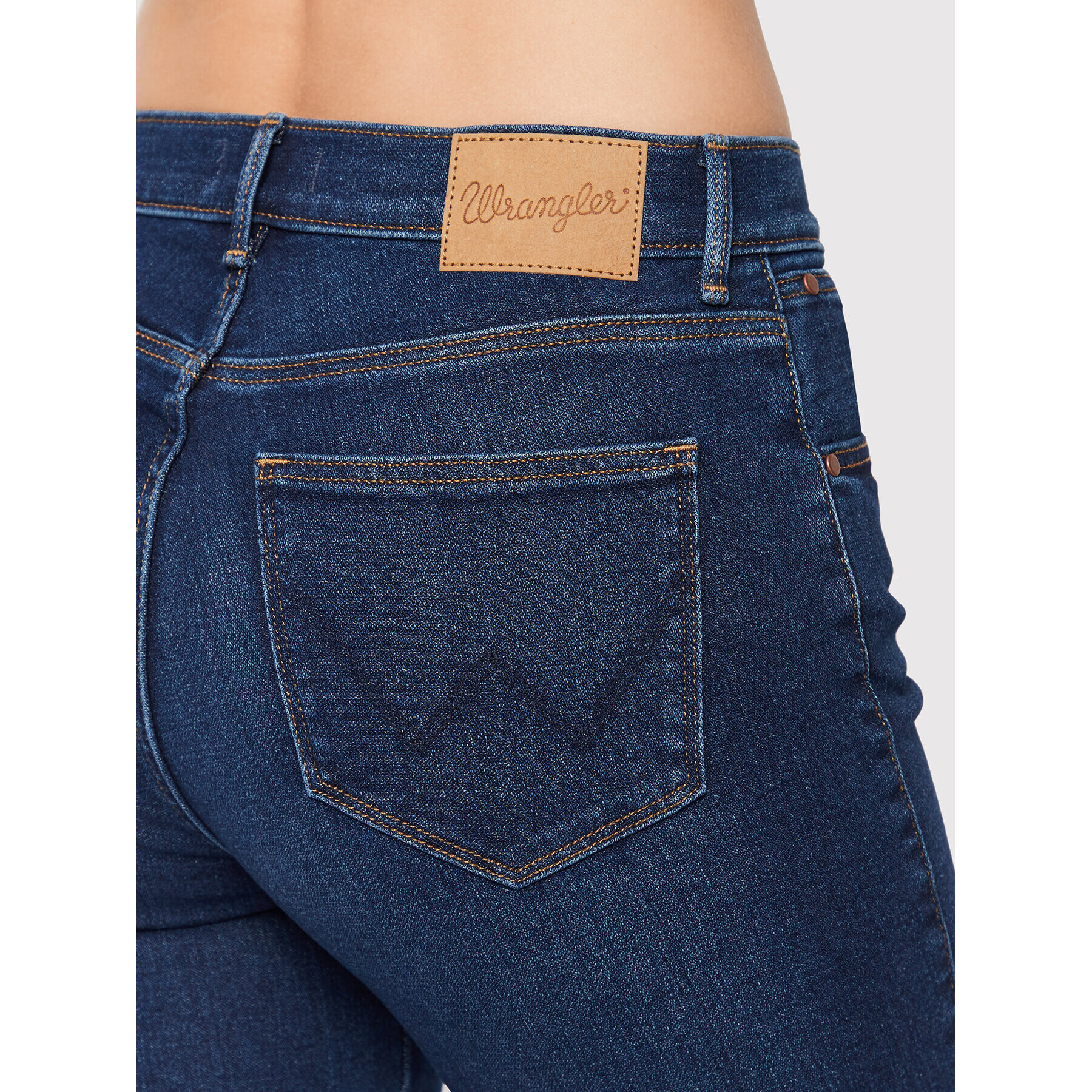 Wrangler Дънки Bespoke Star W26R47389 Тъмносин Straight Fit - Pepit.bg