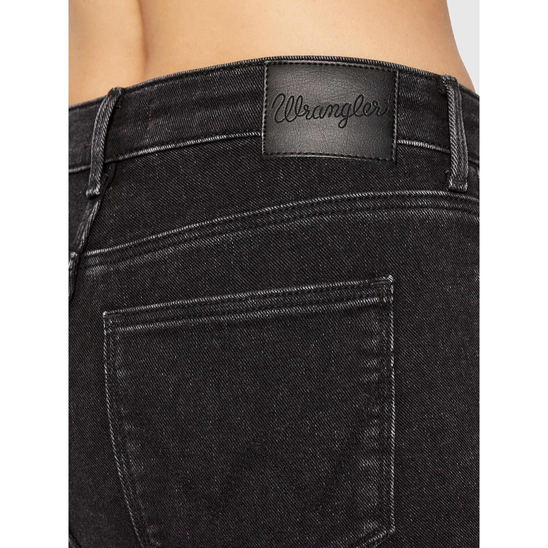 Wrangler Дънки Body Bespoke W28KZJ35J Черен Skinny Fit - Pepit.bg