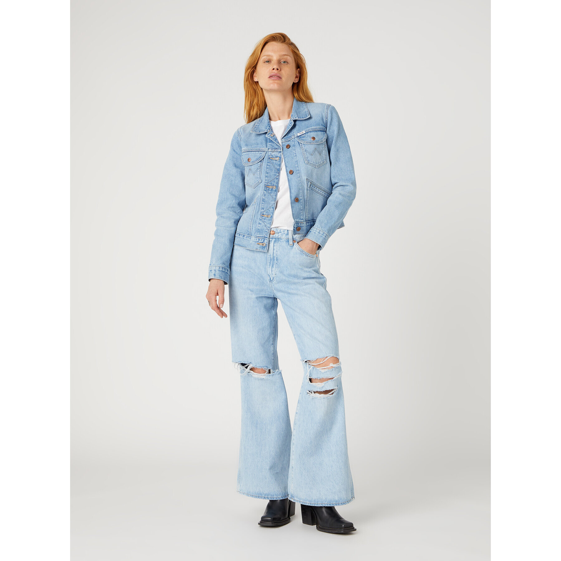 Wrangler Дънки Bonnie W229DE32Y 112332292 Син Bootcut Fit - Pepit.bg