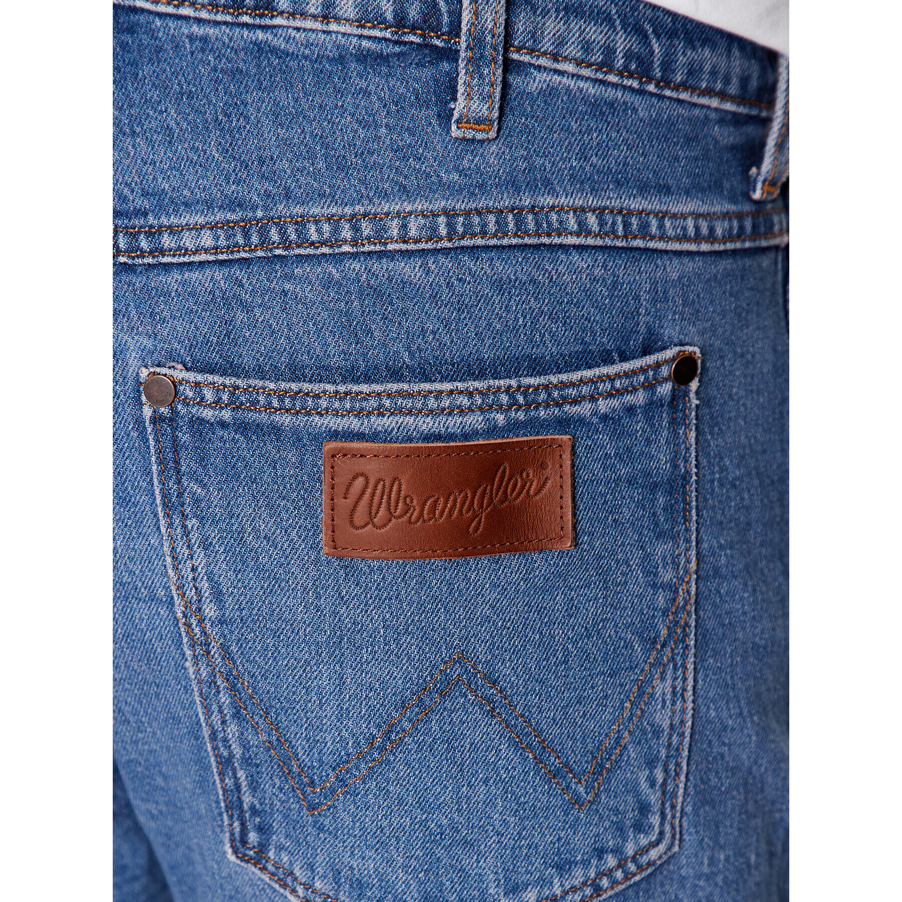 Wrangler Дънки Frontier 112341442 Син Relaxed Fit - Pepit.bg