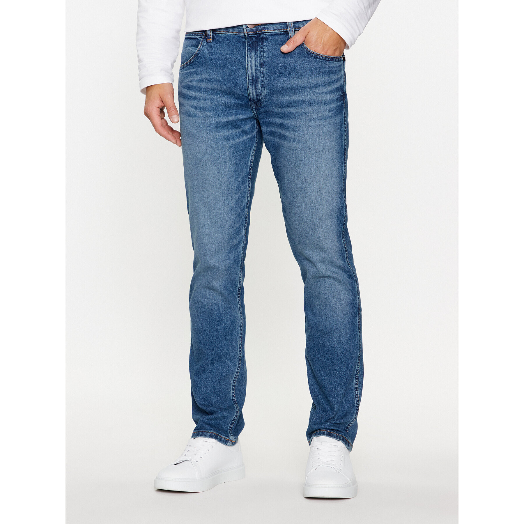 Wrangler Дънки Greensboro 112341415 Син Regular Fit - Pepit.bg