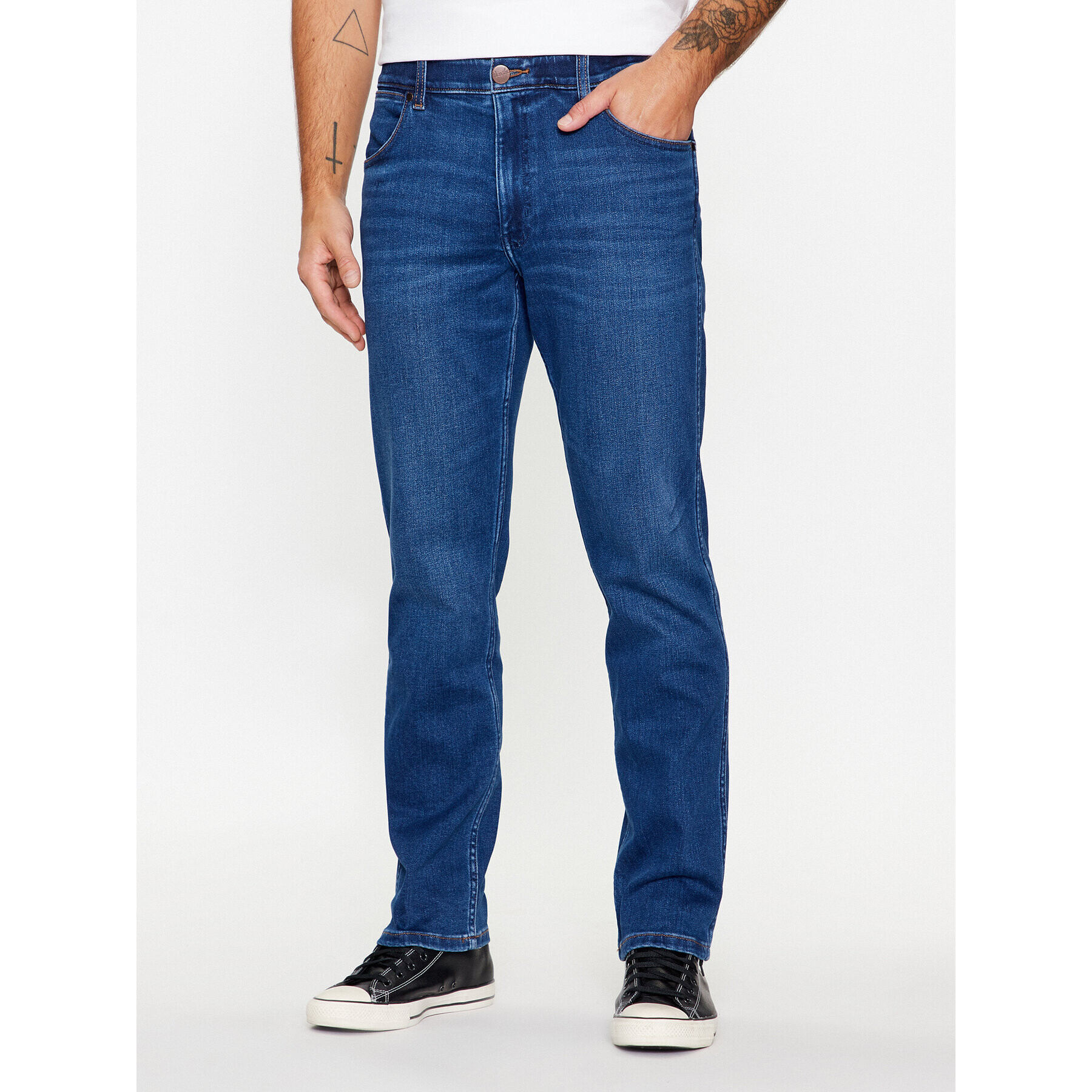 Wrangler Дънки Greensboro 112341419 Син Regular Fit - Pepit.bg