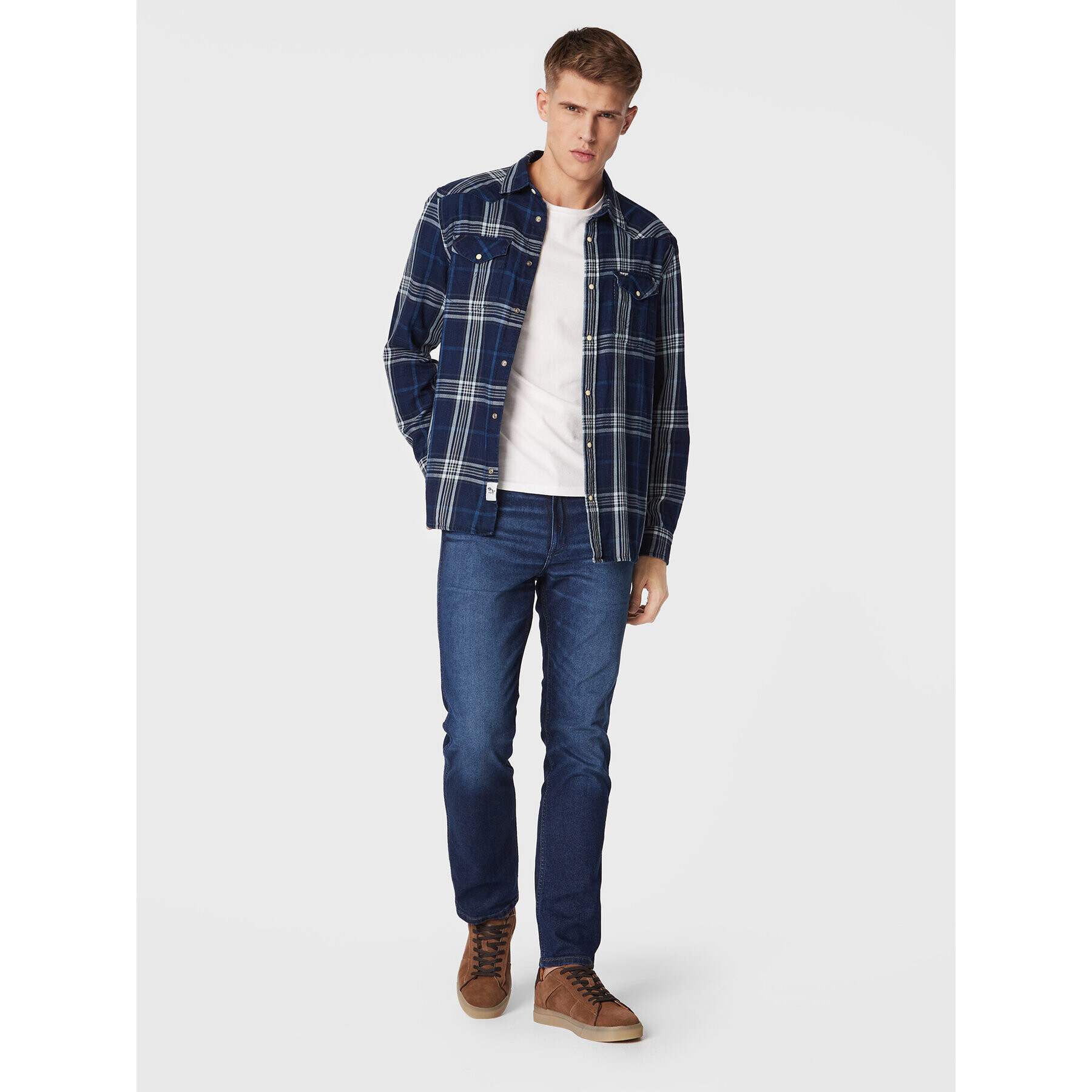 Wrangler Дънки Greensboro W15QU822O 112321407 Син Regular Fit - Pepit.bg