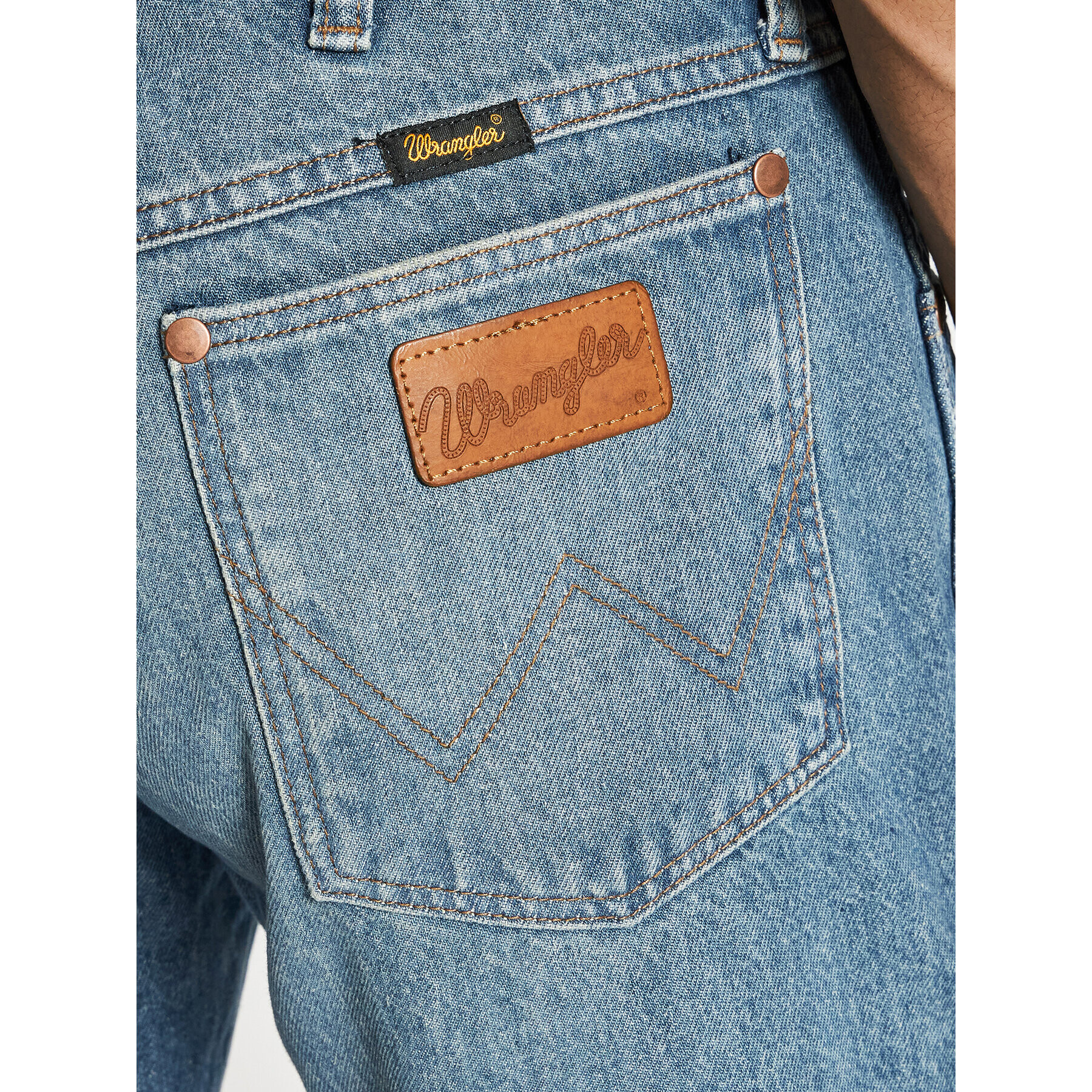 Wrangler Дънки Greensboro W15QY1367 Син Regular Fit - Pepit.bg