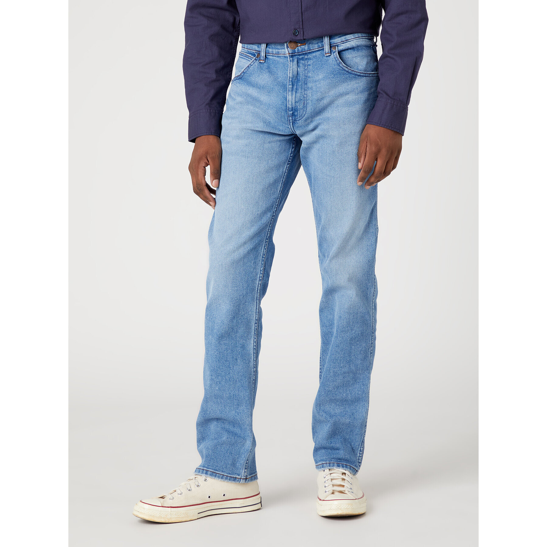 Wrangler Дънки Greensboro W15QYLZ70 112330710 Син Regular Fit - Pepit.bg