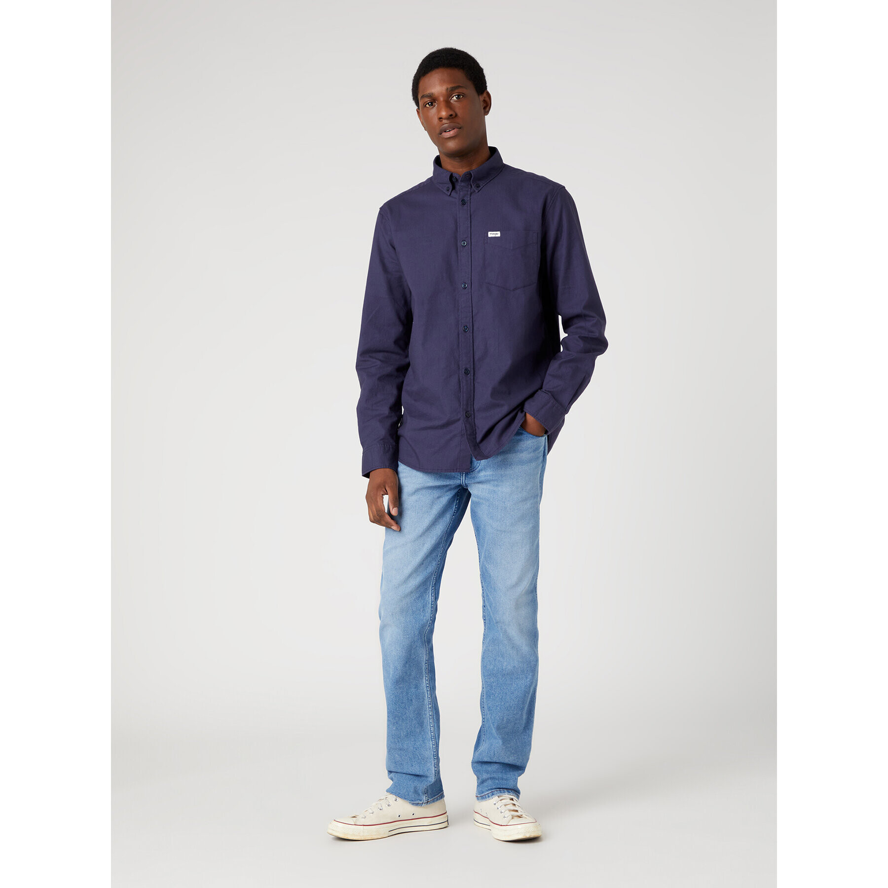 Wrangler Дънки Greensboro W15QYLZ70 112330710 Син Regular Fit - Pepit.bg