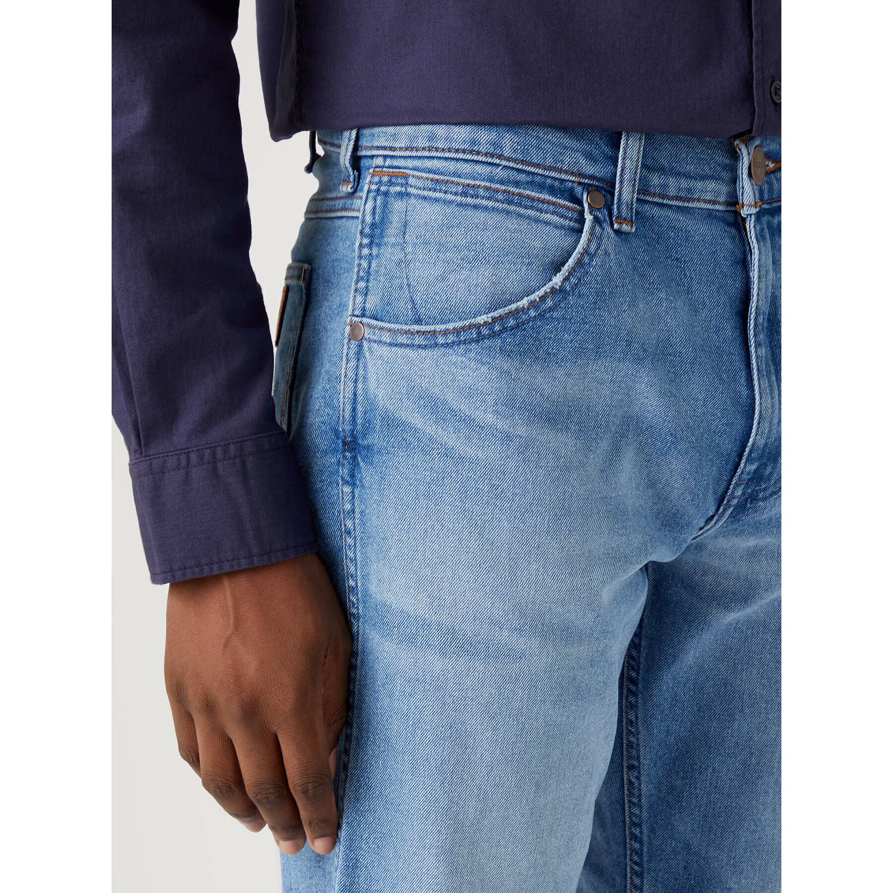 Wrangler Дънки Greensboro W15QYLZ70 112330710 Син Regular Fit - Pepit.bg