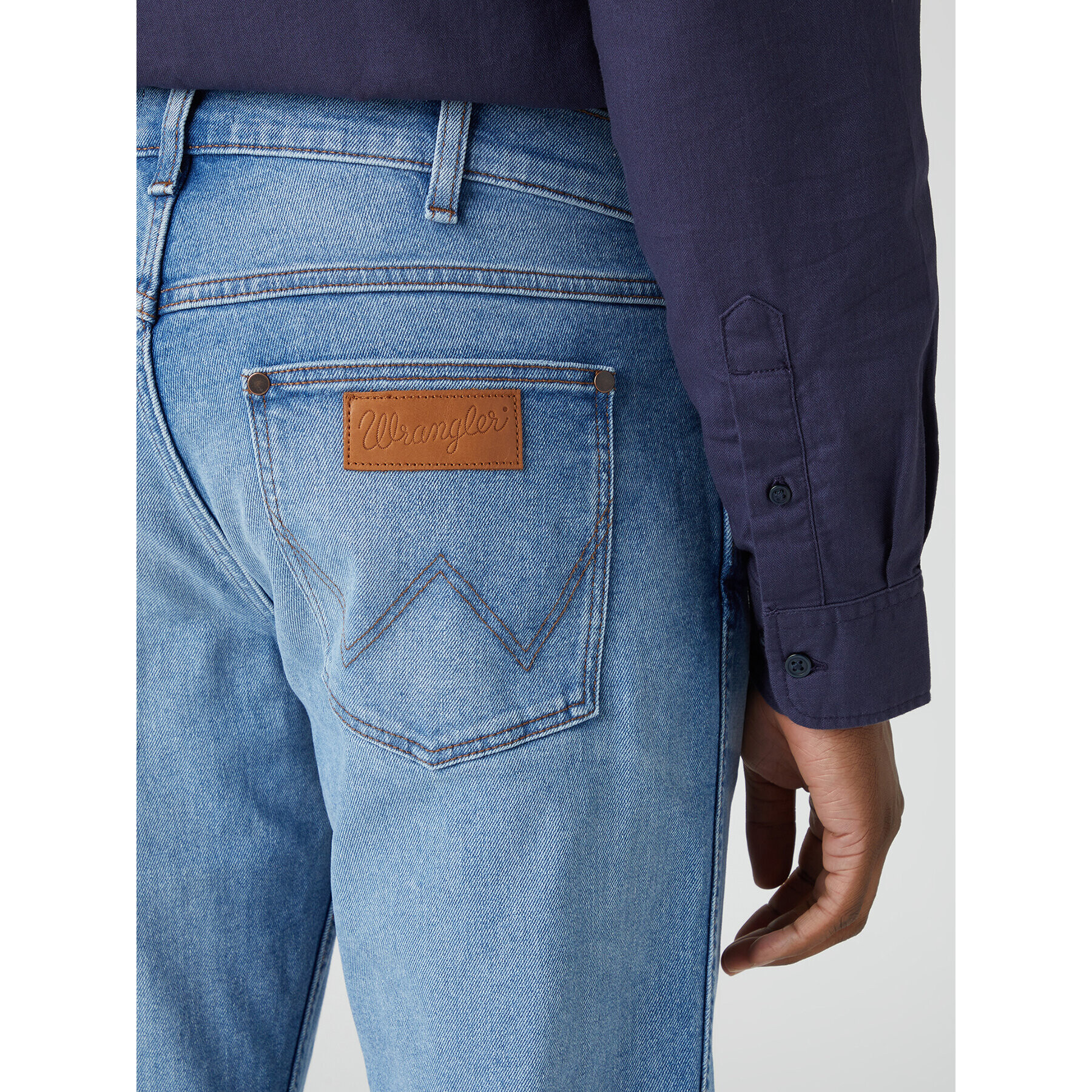 Wrangler Дънки Greensboro W15QYLZ70 112330710 Син Regular Fit - Pepit.bg