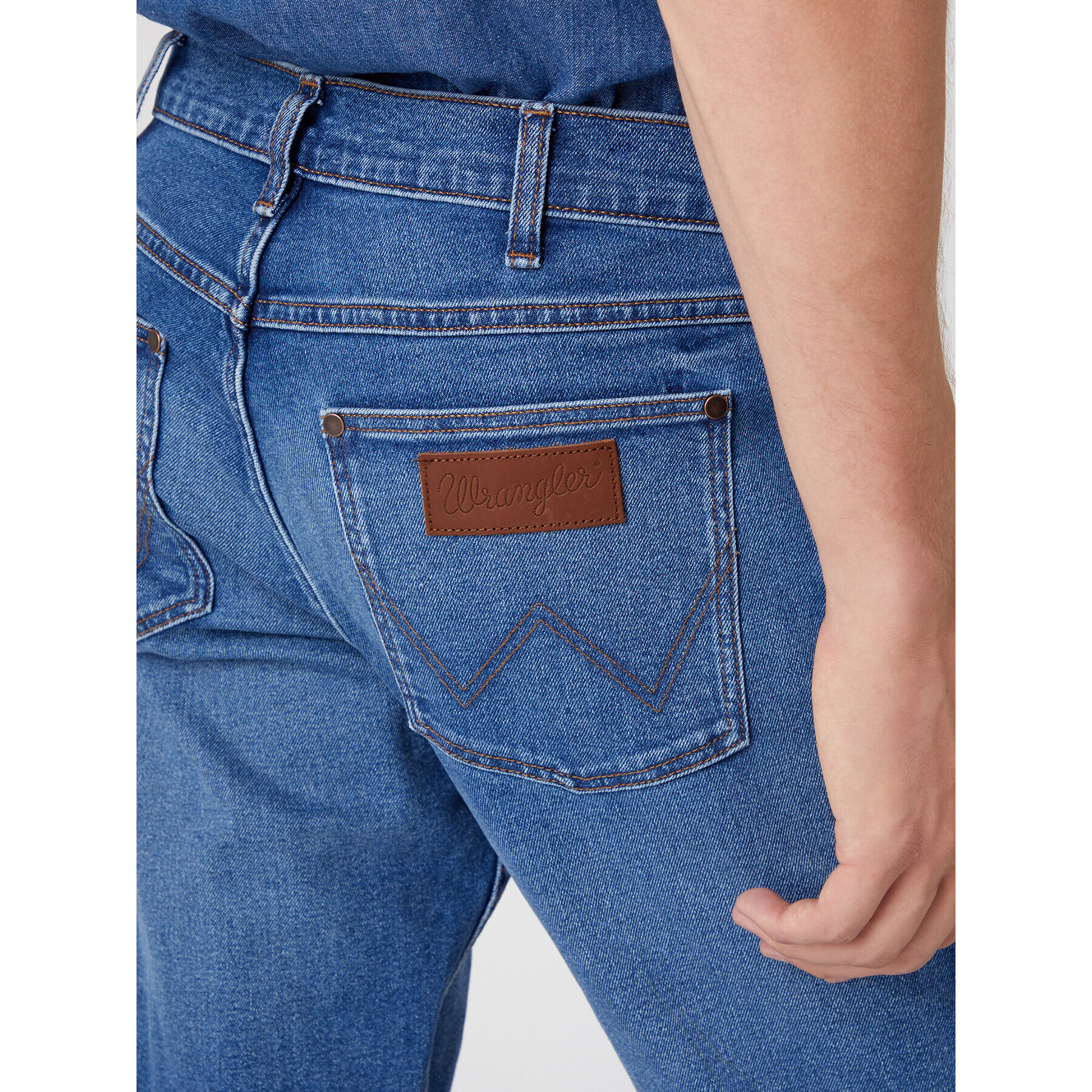 Wrangler Дънки Greensboro W15QYLZ91 112330708 Син Straight Leg - Pepit.bg