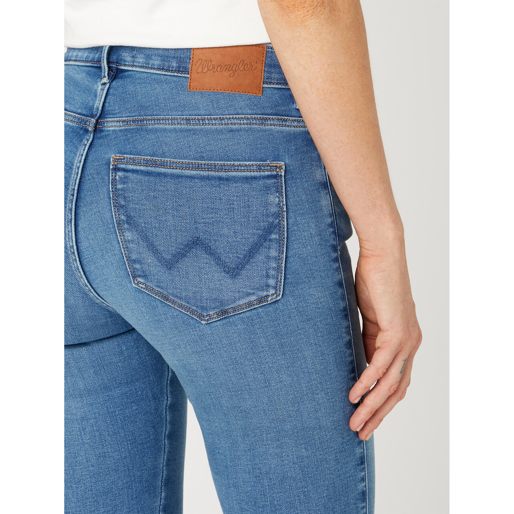 Wrangler Дънки High Skinny 630 W27HCY37O 112332394 Син Skinny Fit - Pepit.bg