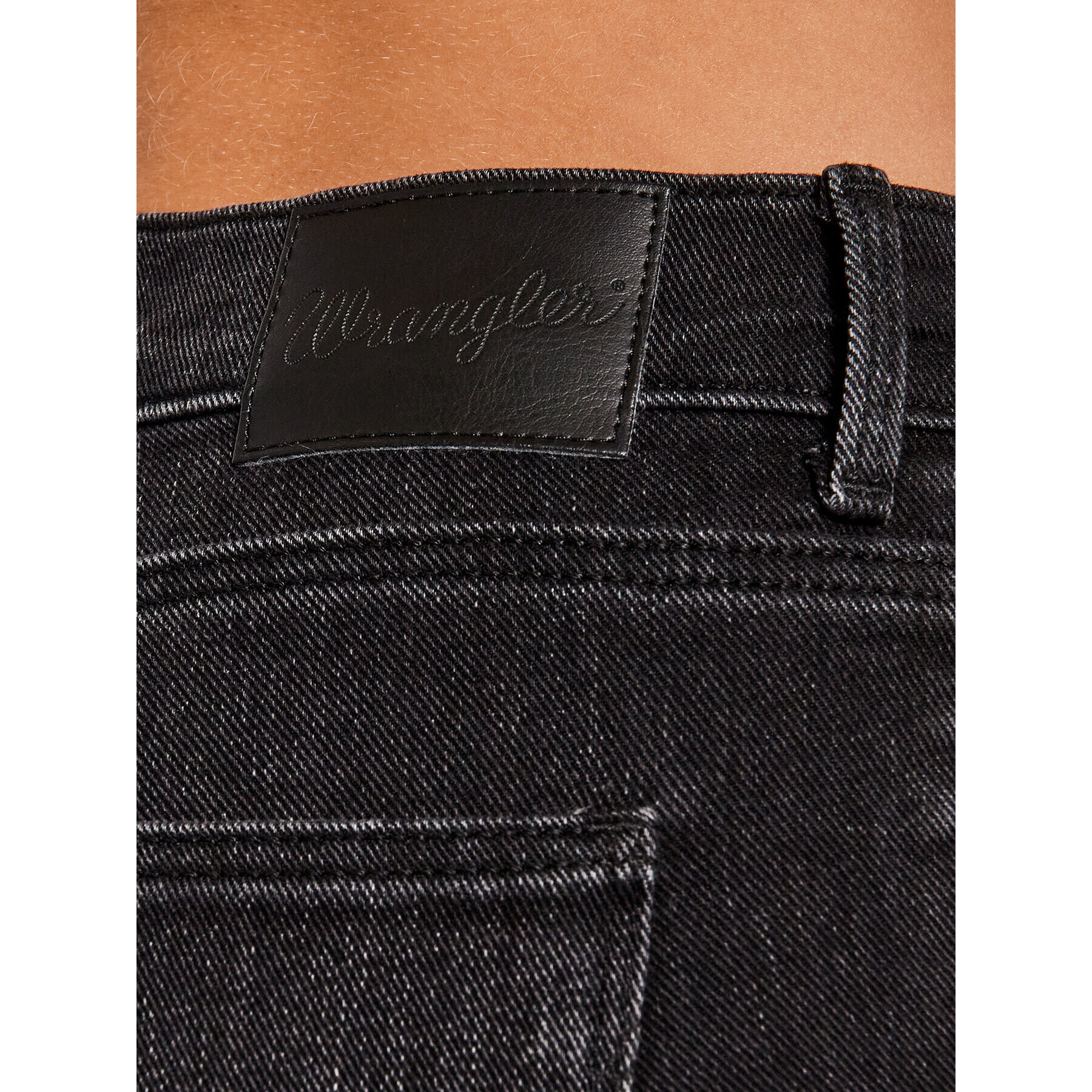 Wrangler Дънки High W27HZJ35H Черен Skinny Fit - Pepit.bg