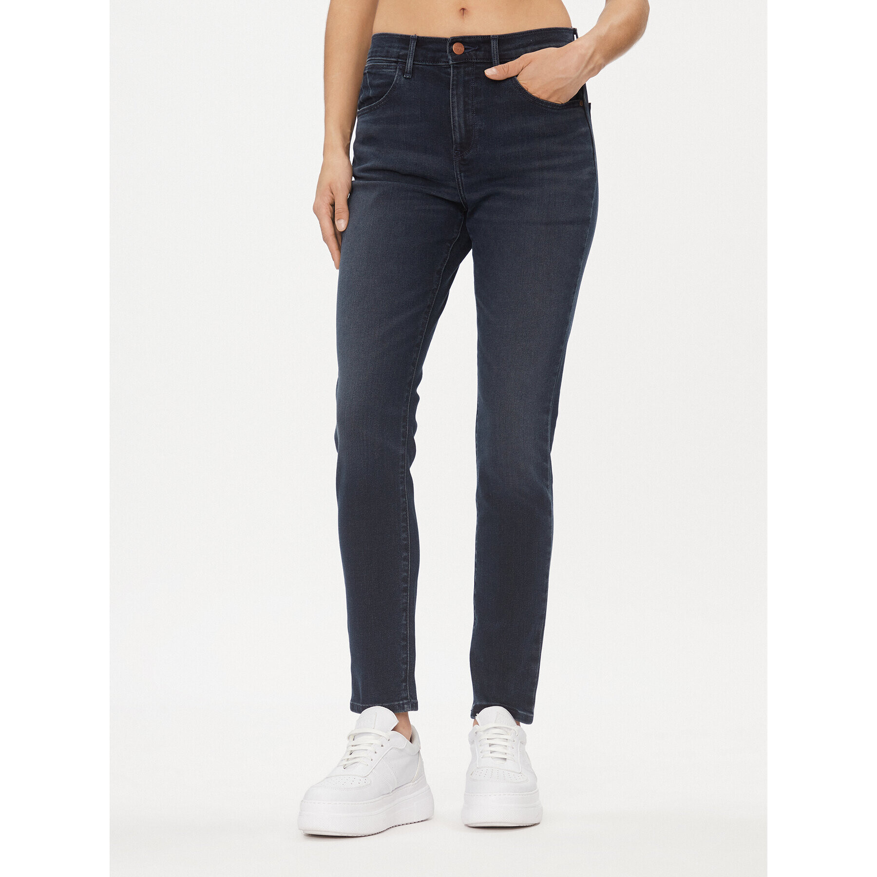 Wrangler Дънки Kourt 112342857 Черен Skinny Fit - Pepit.bg