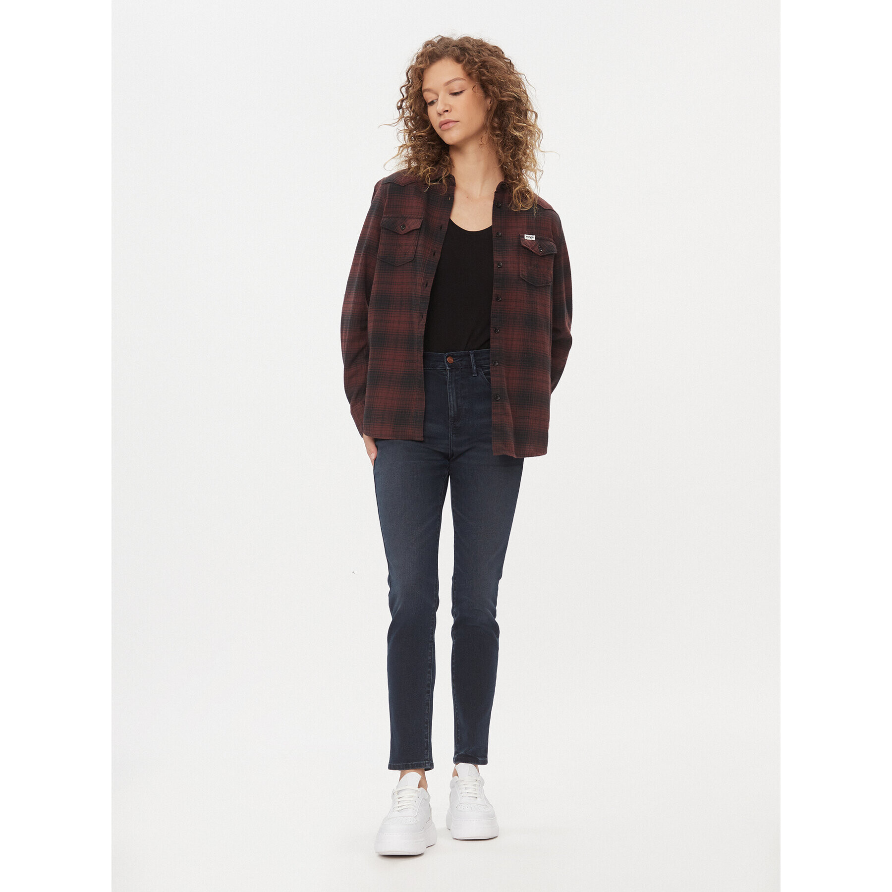 Wrangler Дънки Kourt 112342857 Черен Skinny Fit - Pepit.bg