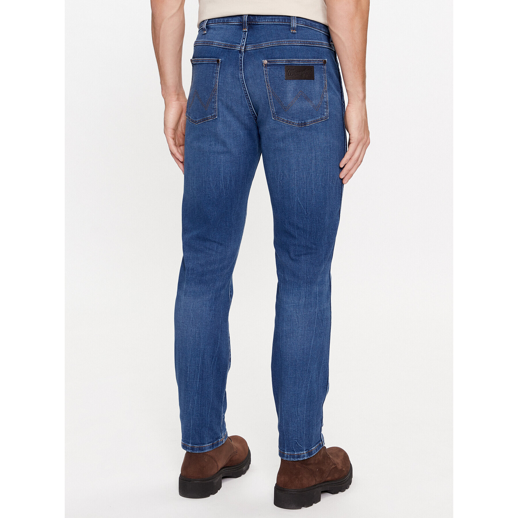 Wrangler Дънки Larston 112341422 Син Slim Fit - Pepit.bg