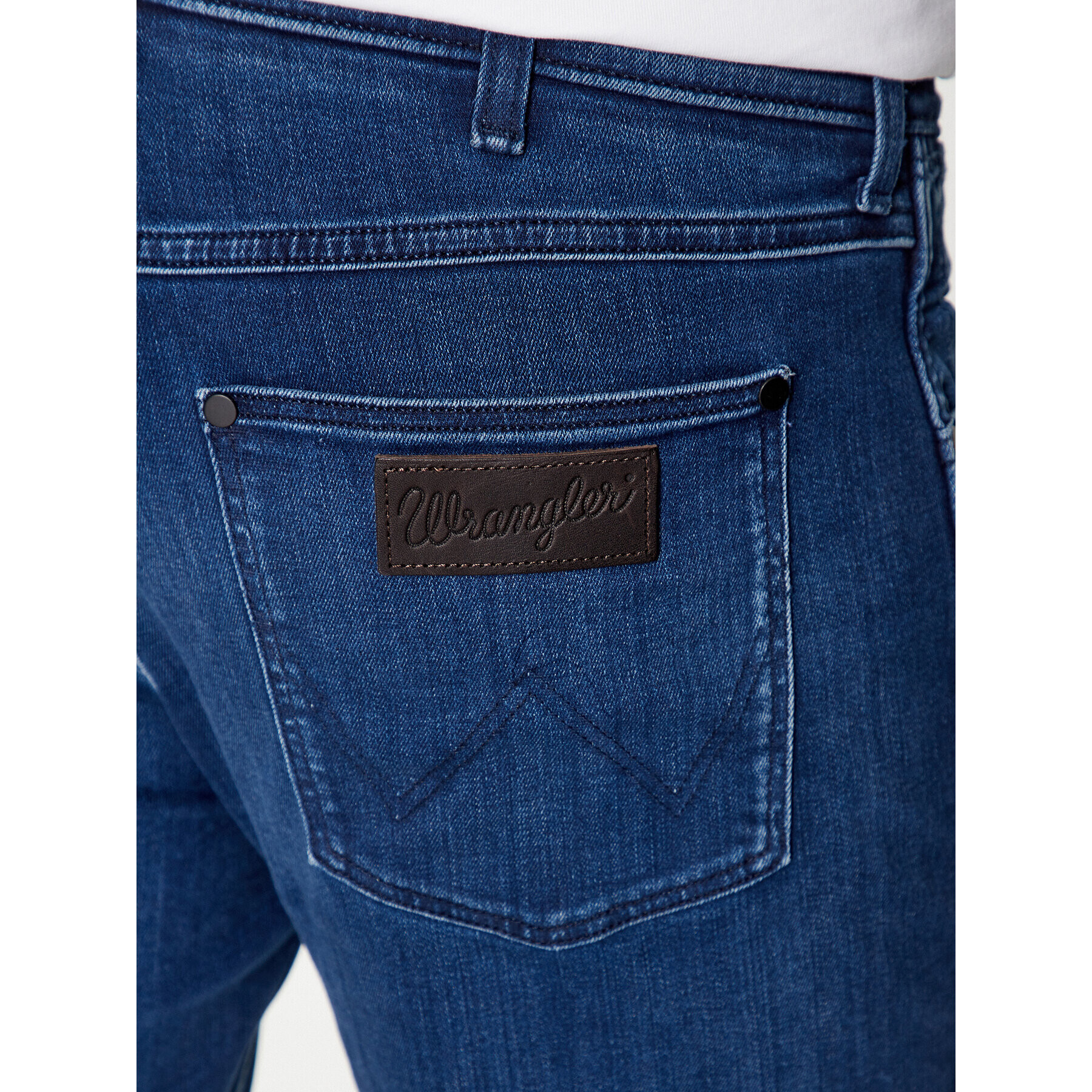 Wrangler Дънки Larston 112341425 Син Slim Fit - Pepit.bg