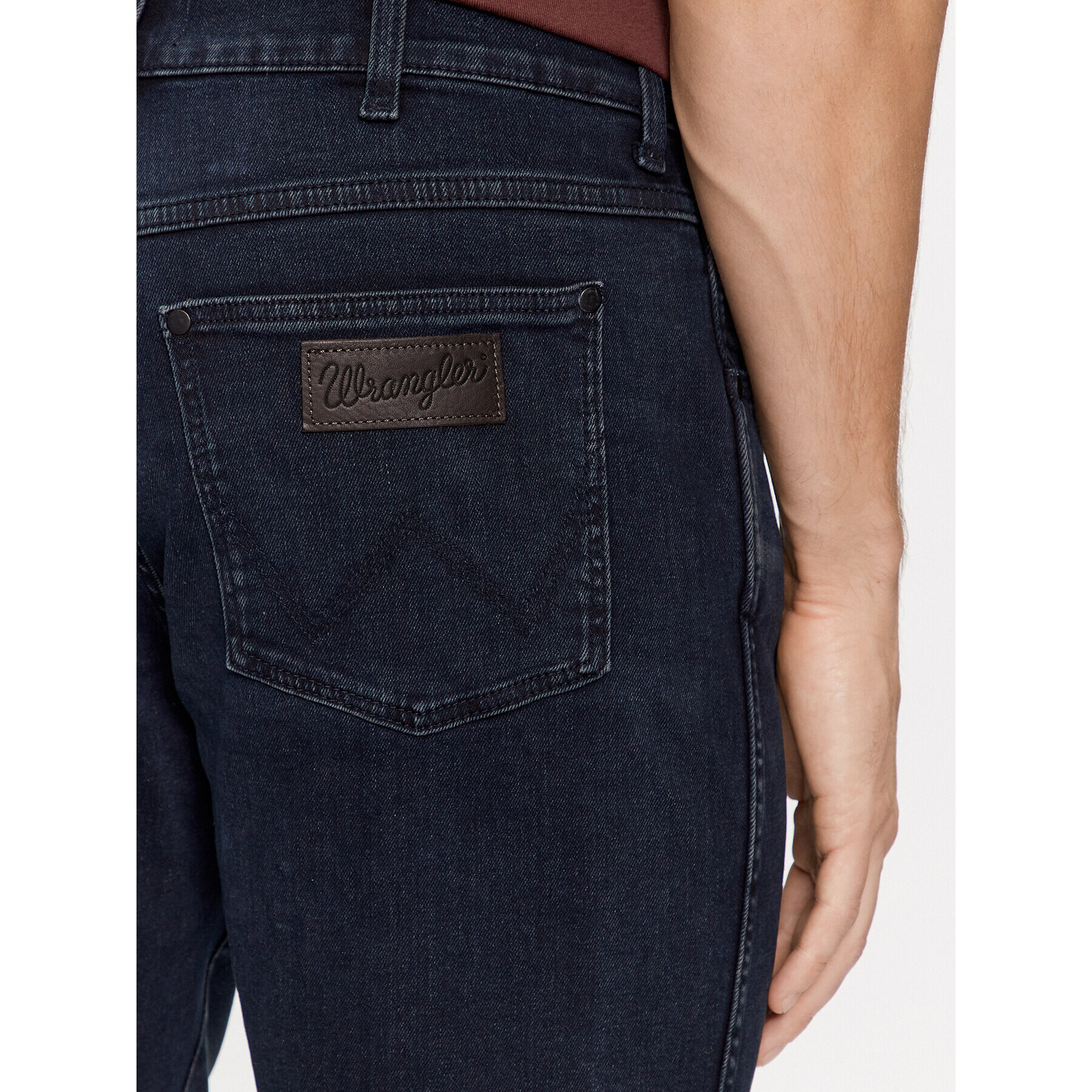 Wrangler Дънки Larston 112341426 Тъмносин Slim Fit - Pepit.bg