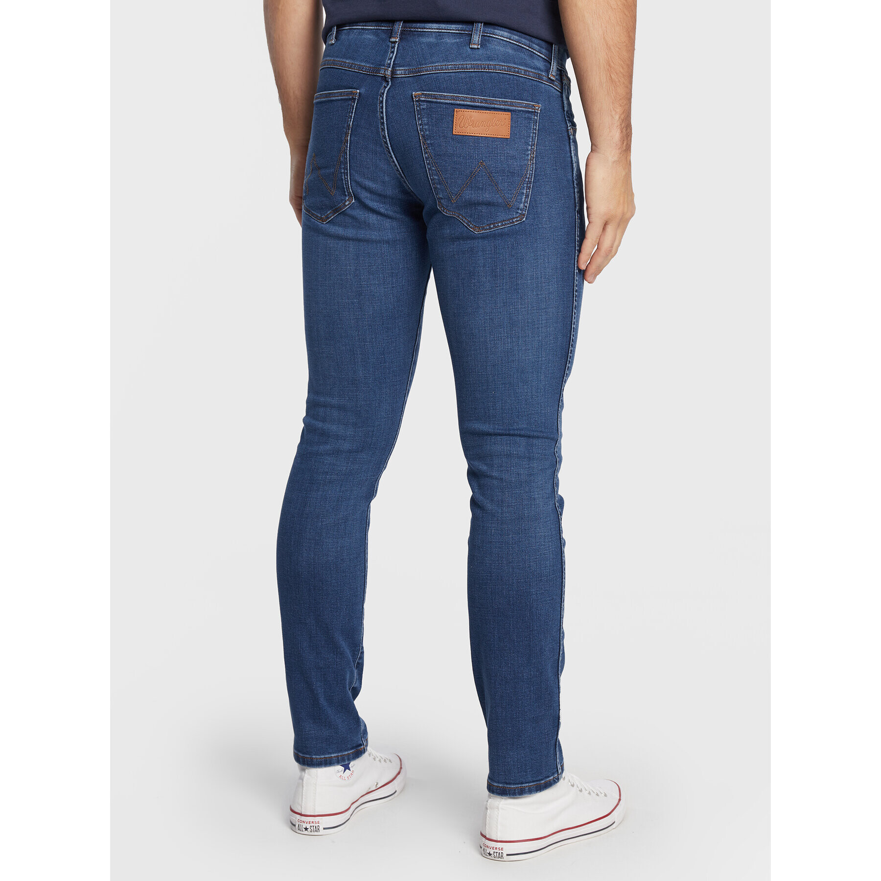 Wrangler Дънки Larston 812 W18SCS23I 112320848 Тъмносин Slim Tapered Fit - Pepit.bg