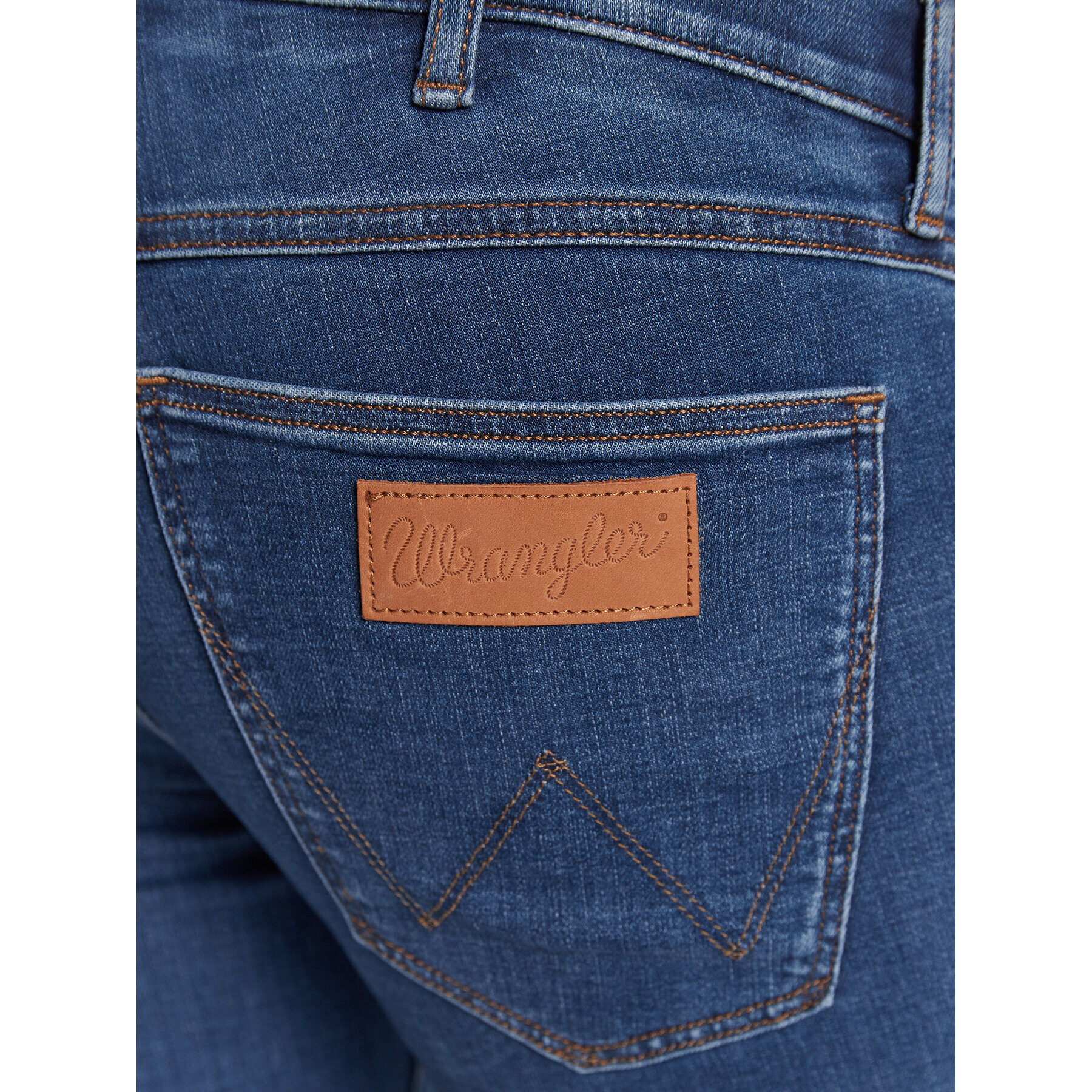 Wrangler Дънки Larston 812 W18SCS23I 112320848 Тъмносин Slim Tapered Fit - Pepit.bg