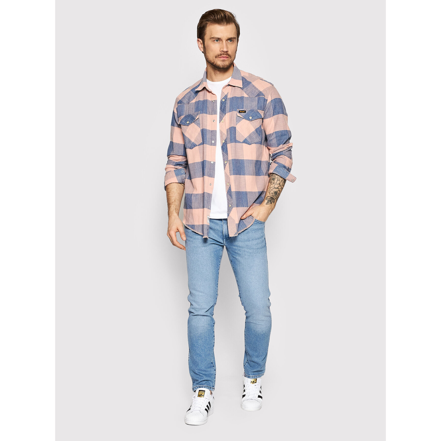 Wrangler Дънки Larston 812 W18SYL29R Син Slim Tapered Fit - Pepit.bg