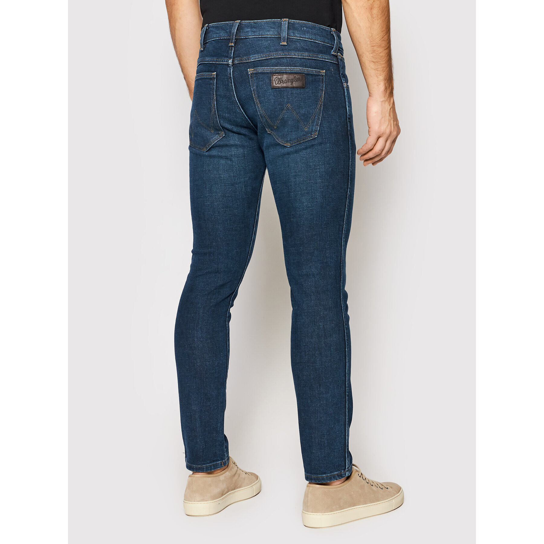 Wrangler Дънки Larston W18S28292 Тъмносин Slim Fit - Pepit.bg