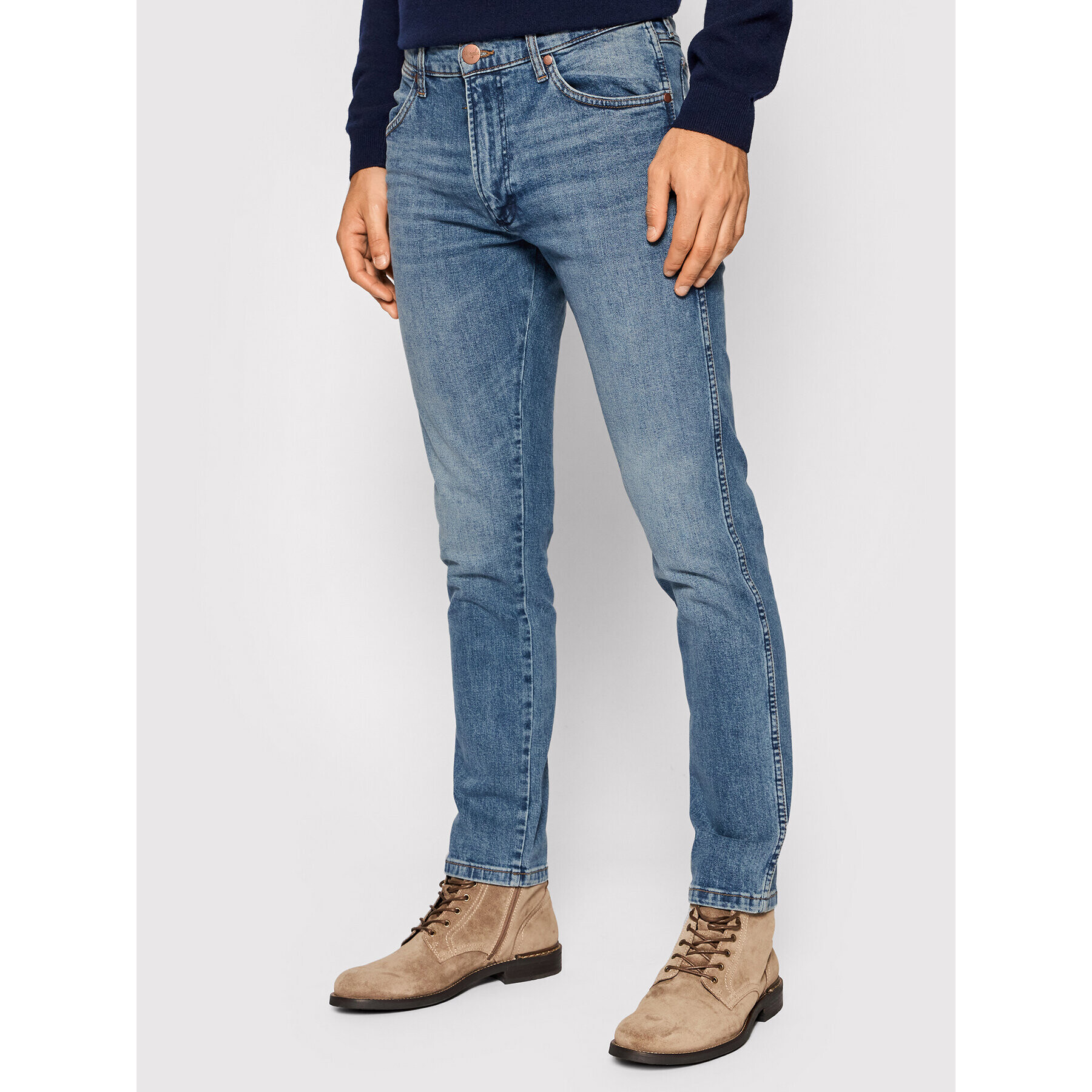 Wrangler Дънки Larston W18S5936A Син Slim Fit - Pepit.bg