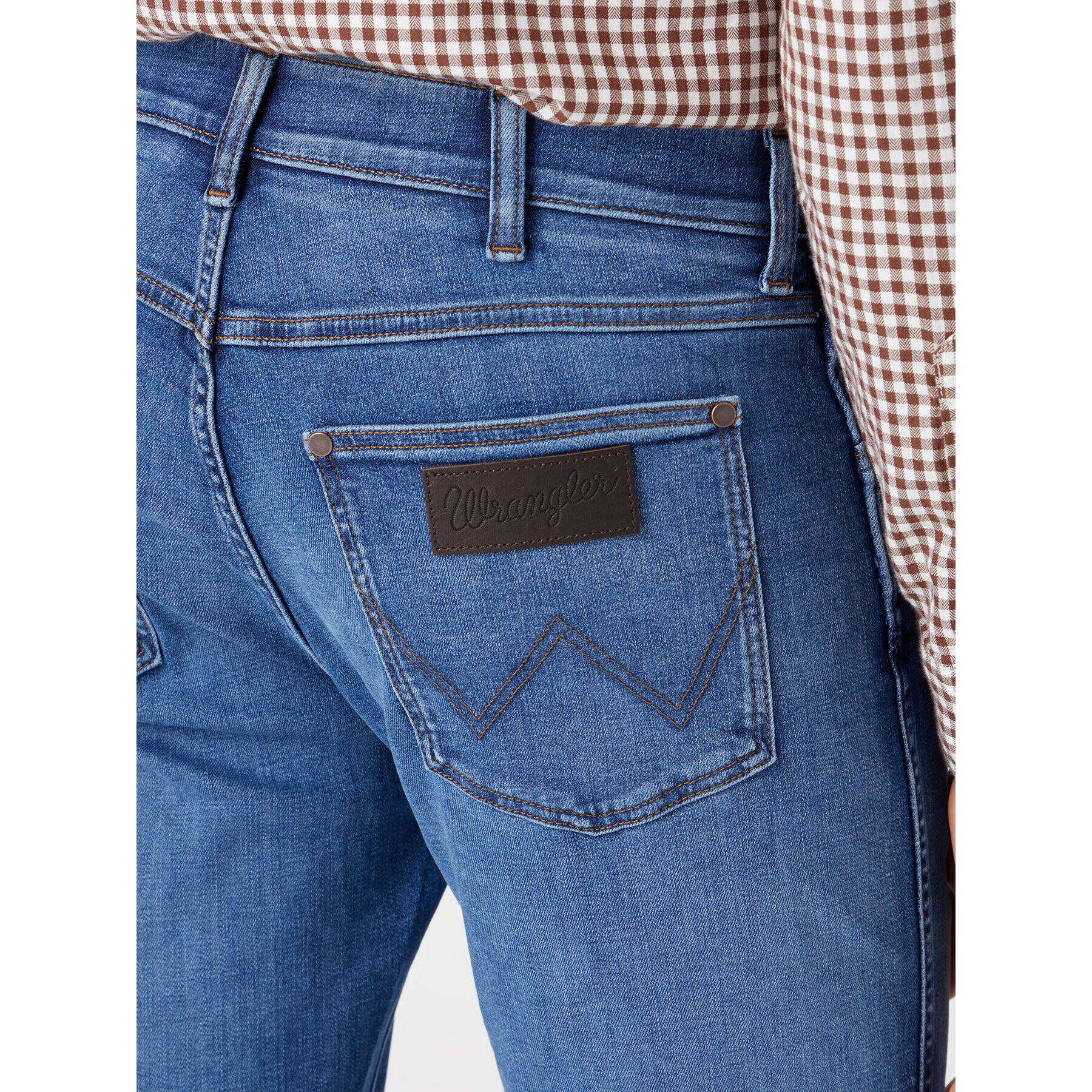 Wrangler Дънки Larston W18SCSZ57 112330750 Син Slim Fit - Pepit.bg