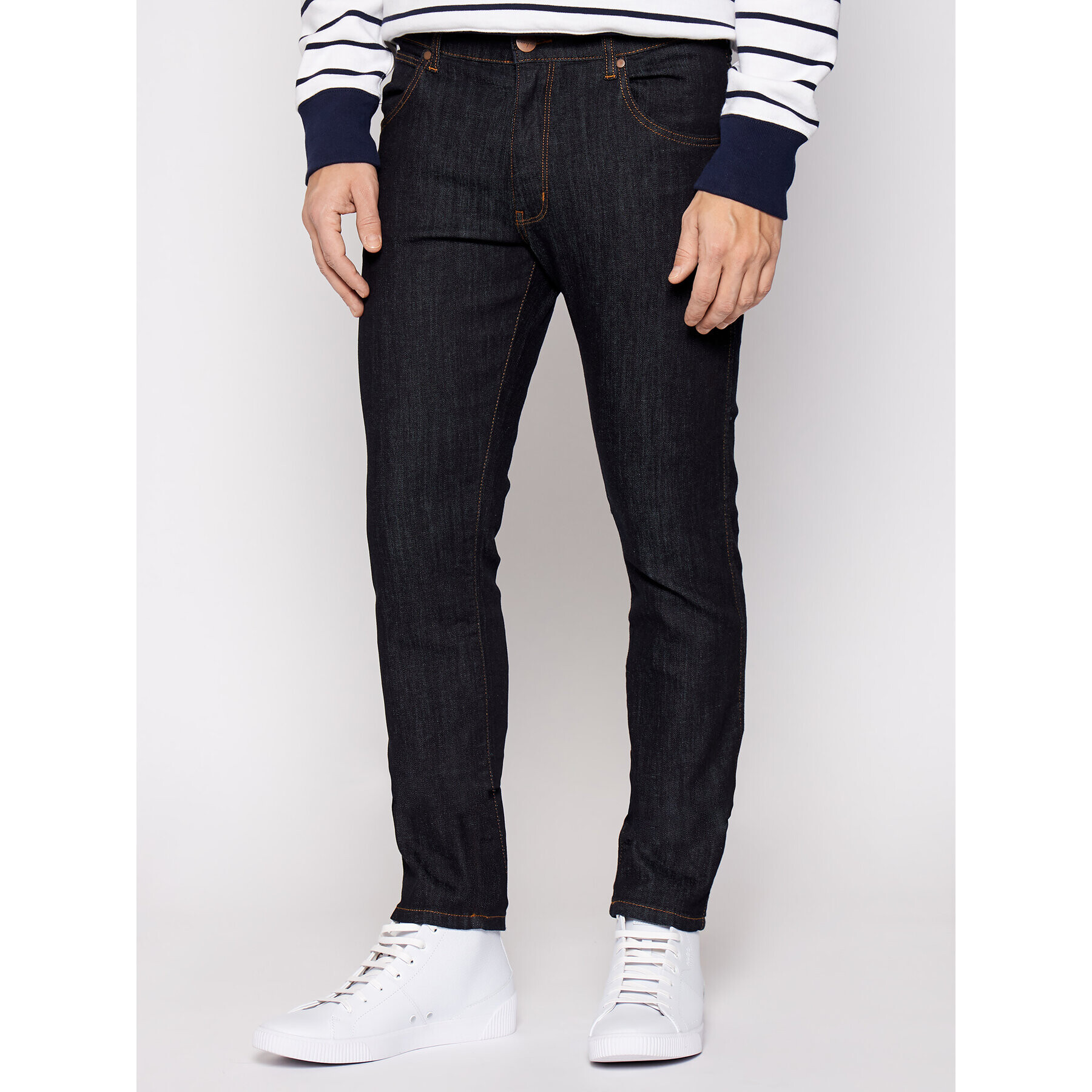Wrangler Дънки Larston W18SP690A Черен Slim Fit - Pepit.bg