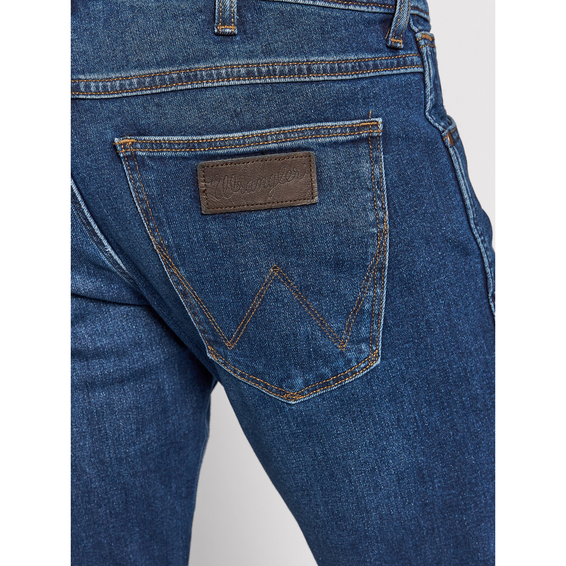 Wrangler Дънки Larston W18SU551Q Тъмносин Slim Taper Fit - Pepit.bg