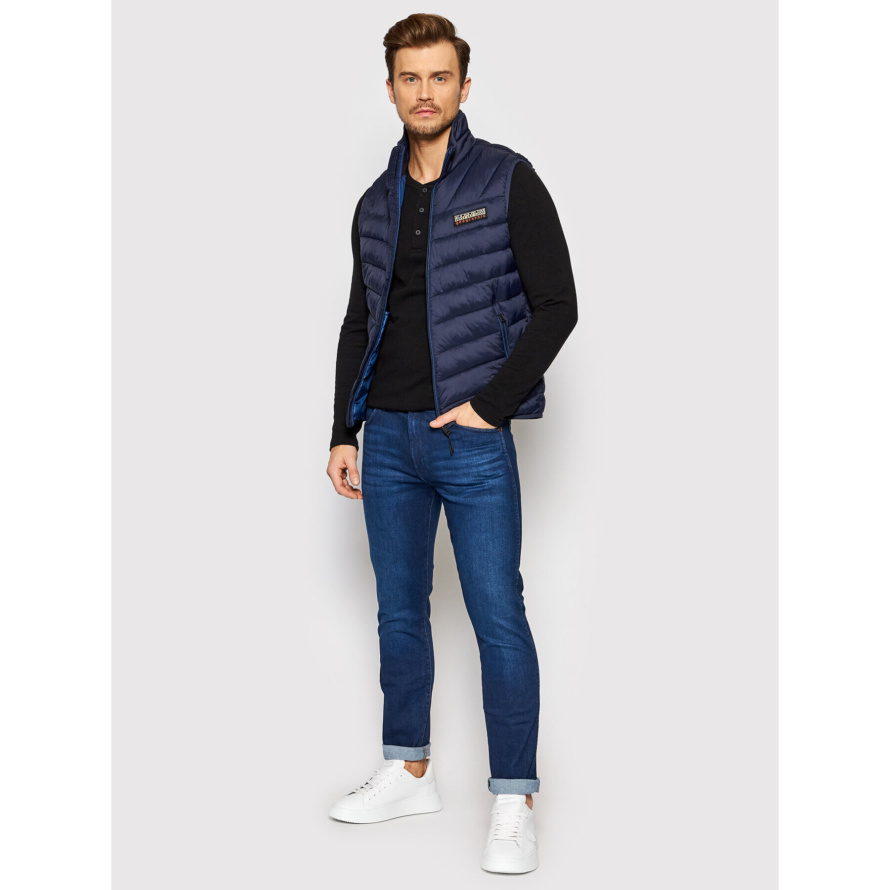 Wrangler Дънки Larston W18SYI39K Син Slim Fit - Pepit.bg