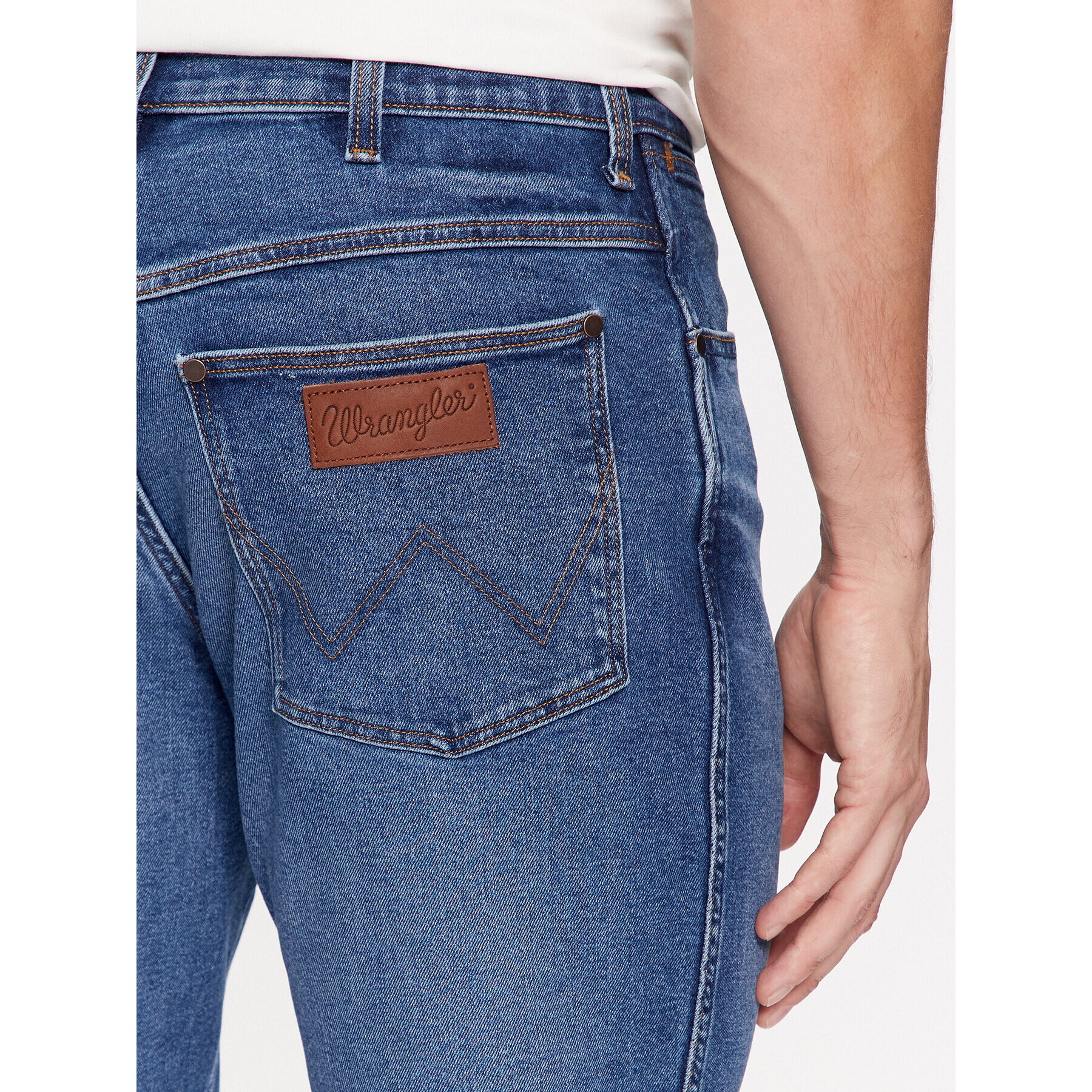 Wrangler Дънки River 112341401 Син Tapered Leg - Pepit.bg