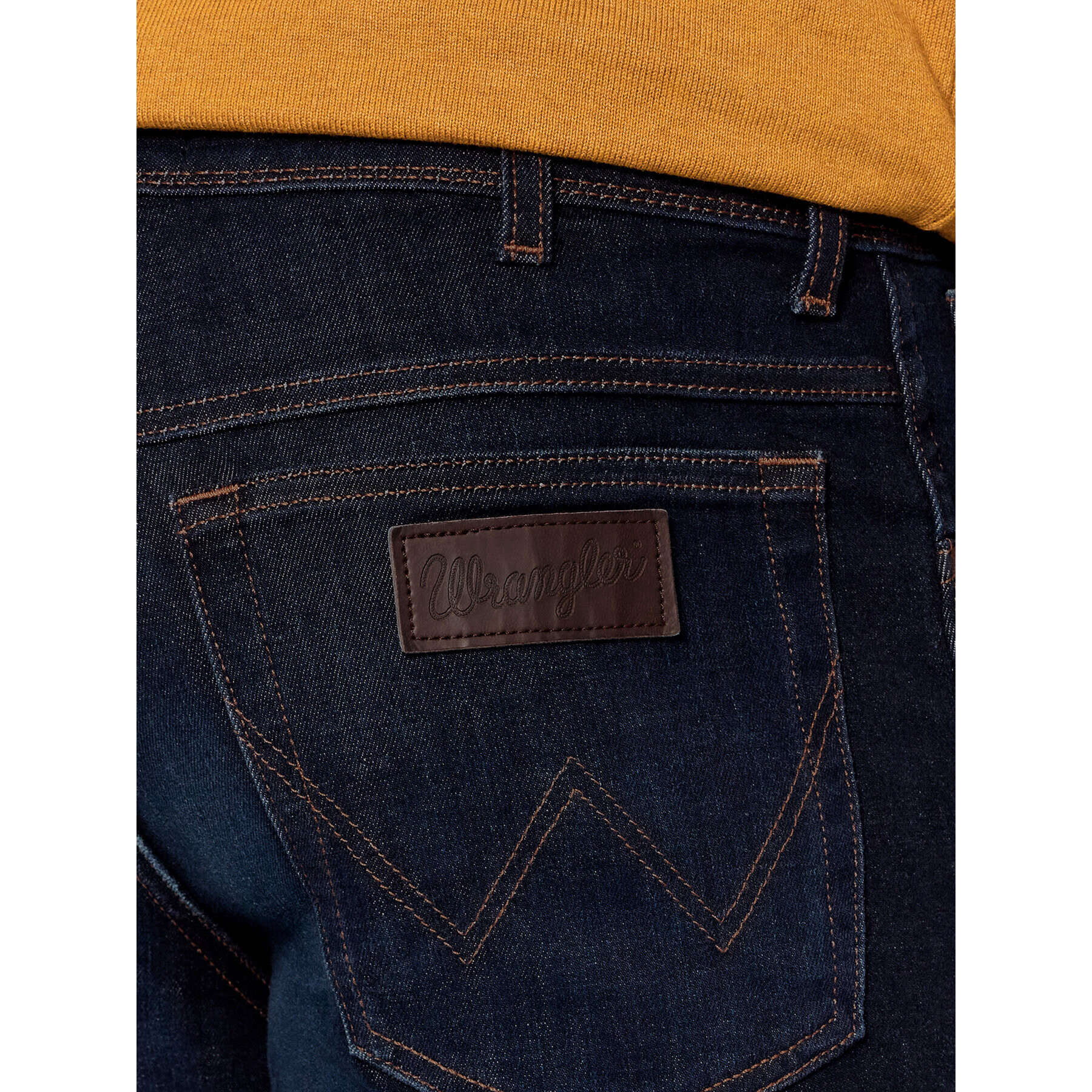 Wrangler Дънки Texas W12SAO990 Тъмносин Slim Fit - Pepit.bg