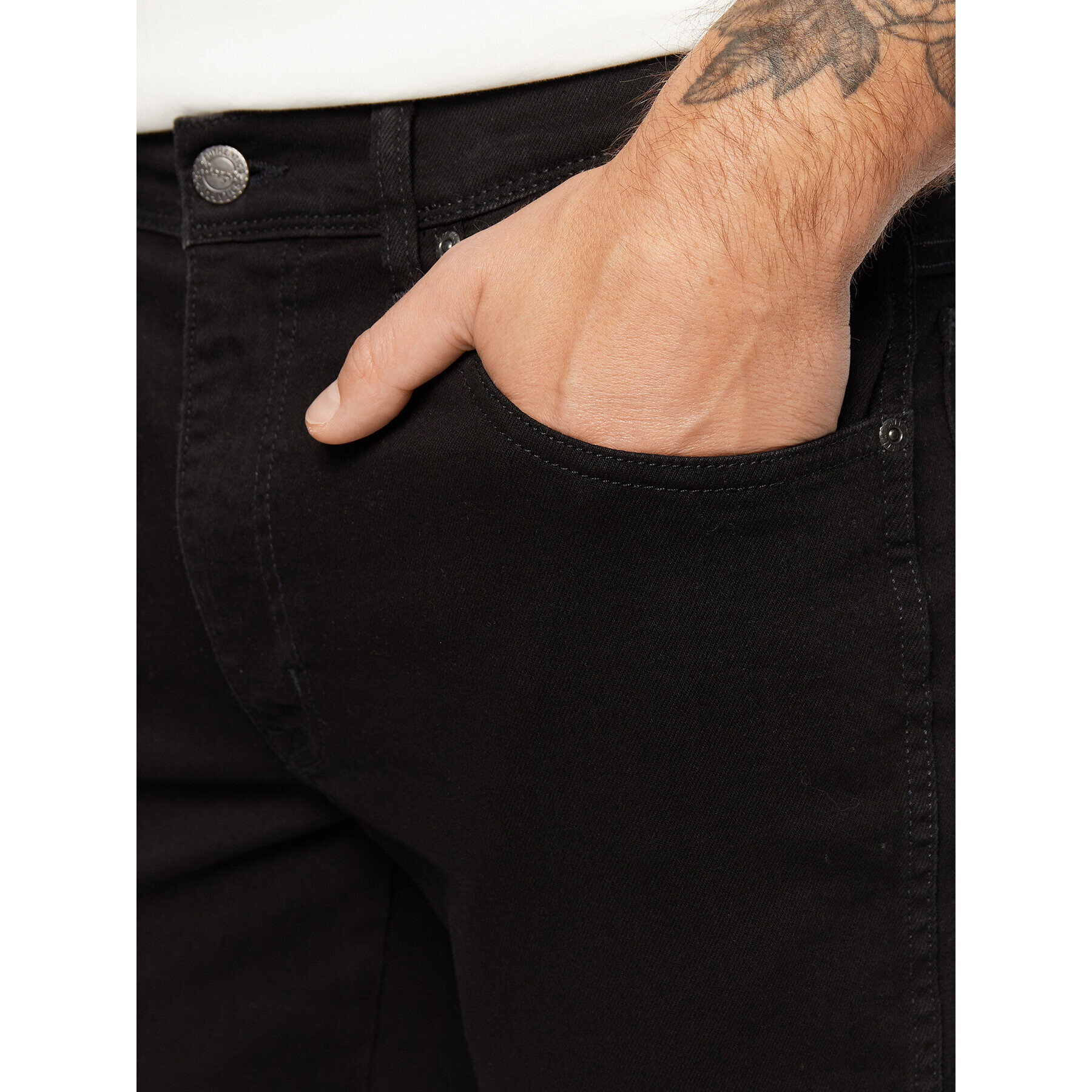 Wrangler Дънки Texas W12SHP19A Черен Slim Fit - Pepit.bg