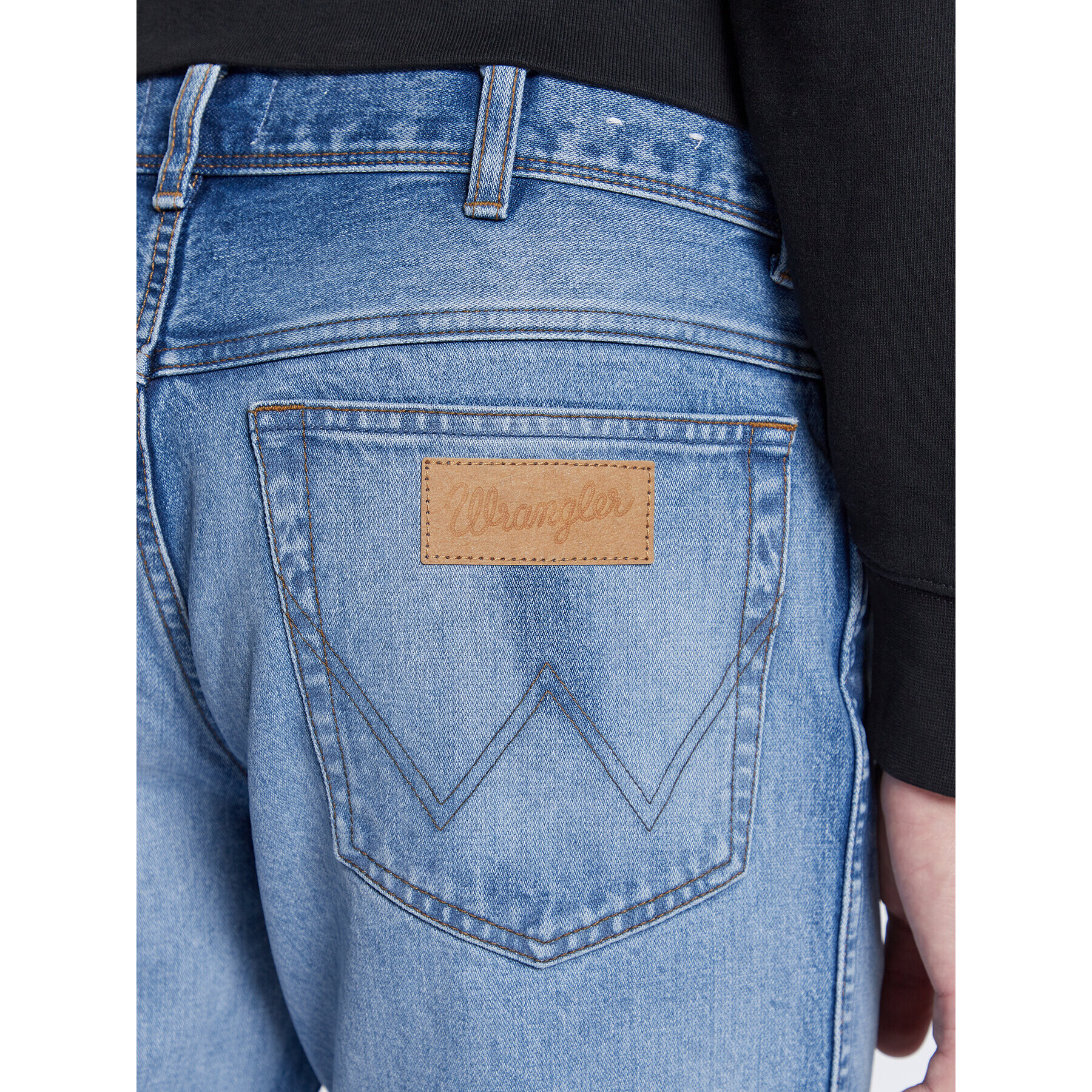 Wrangler Дънки Texas W12T7328O 112320077 Син Regular Fit - Pepit.bg