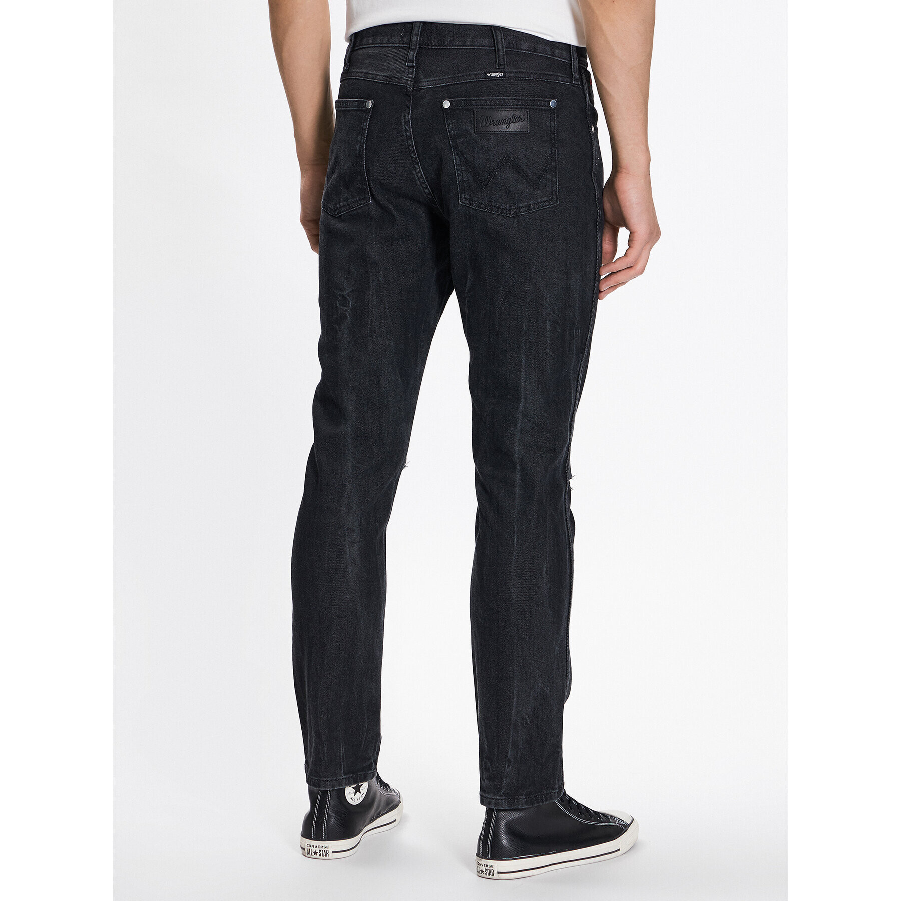 Wrangler Дънки W18S3018O Черен Slim Fit - Pepit.bg