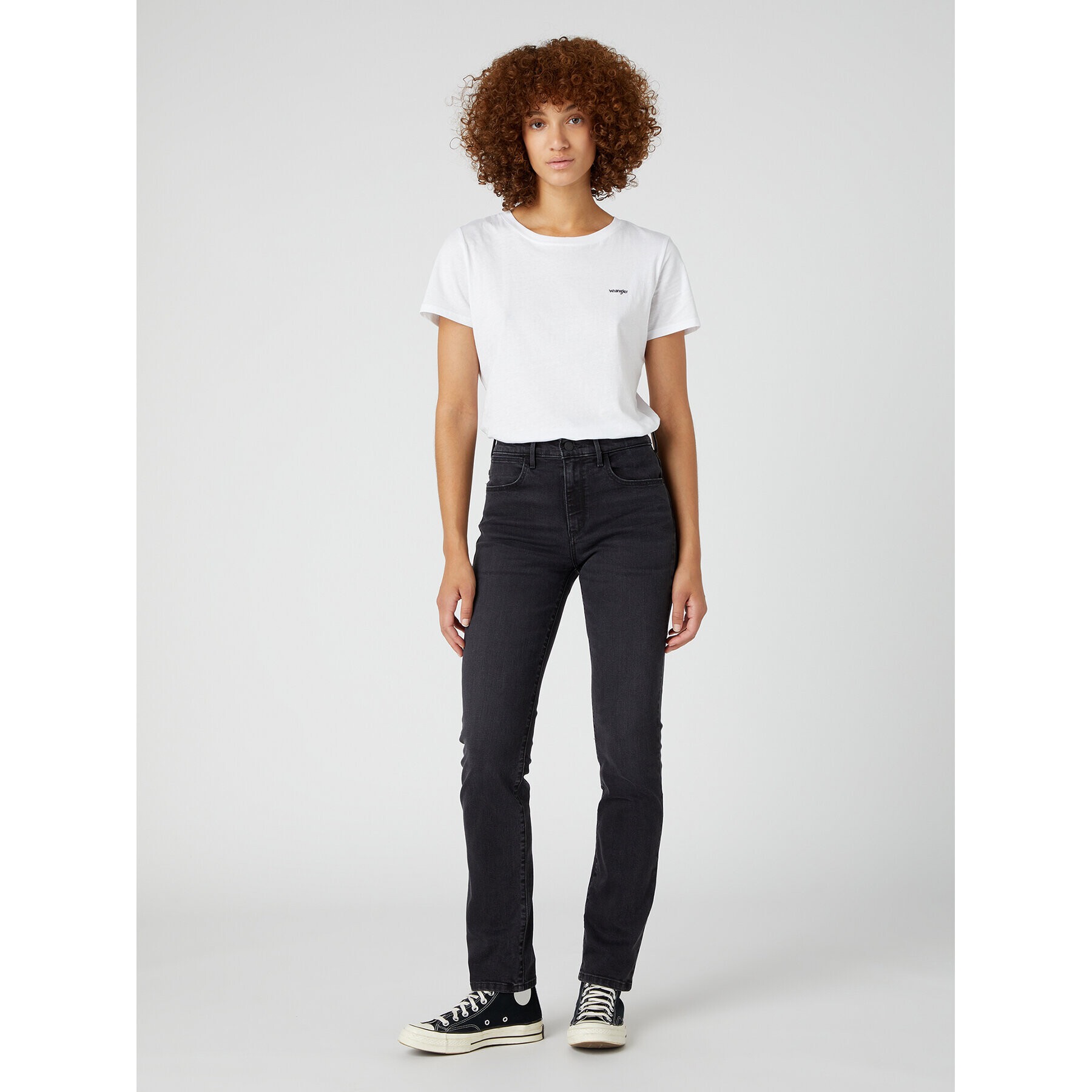 Wrangler Дънки W26LDF36O 112332356 Черен Slim Fit - Pepit.bg