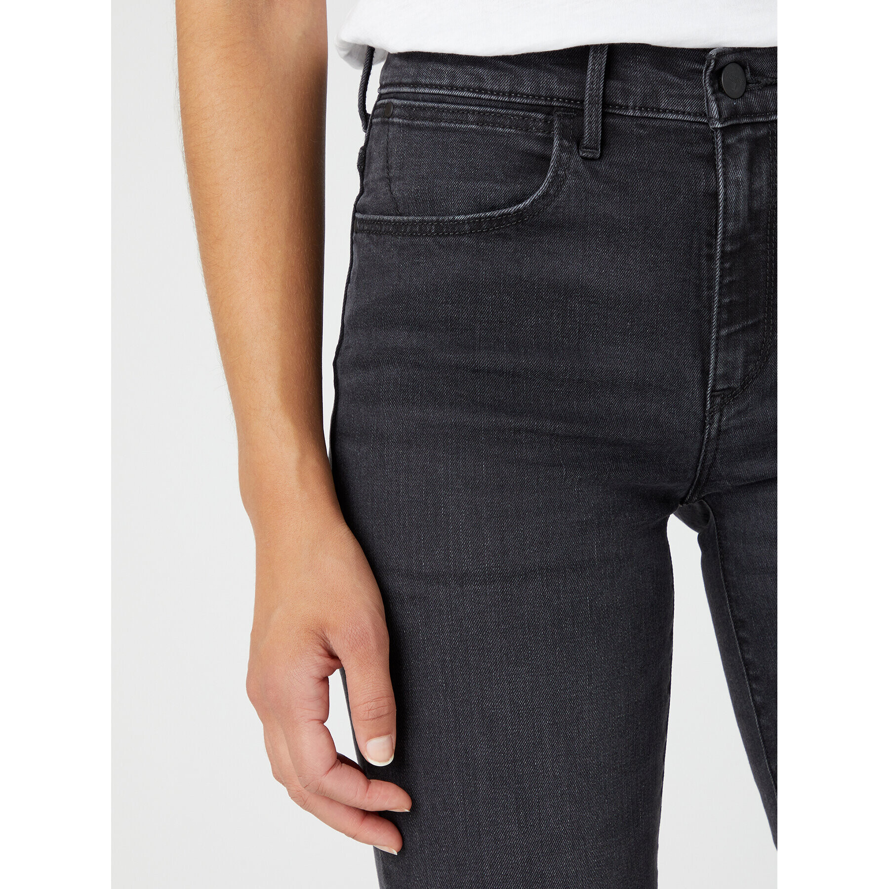 Wrangler Дънки W26LDF36O 112332356 Черен Slim Fit - Pepit.bg