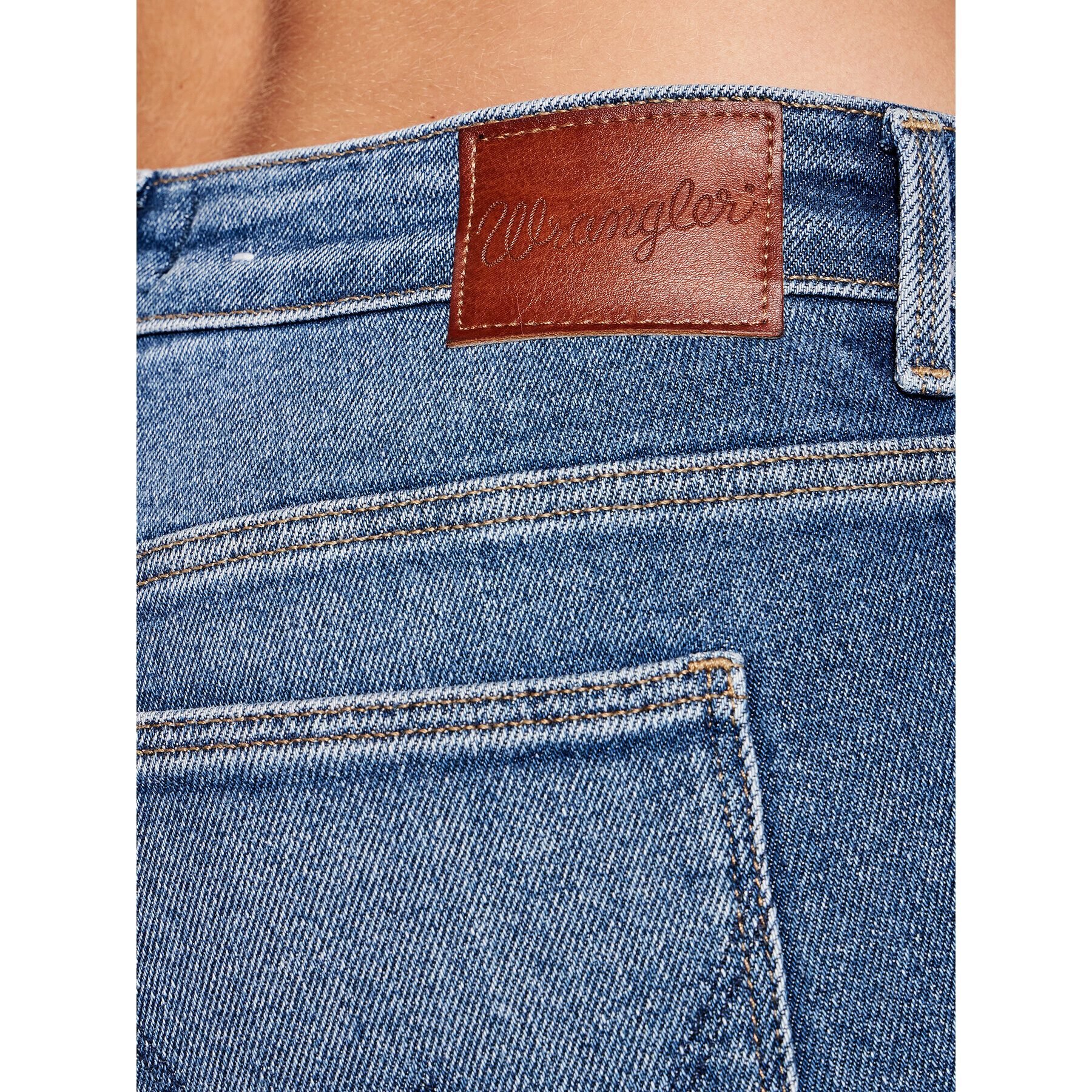 Wrangler Дънки W28KTX386 Син Skinny Fit - Pepit.bg