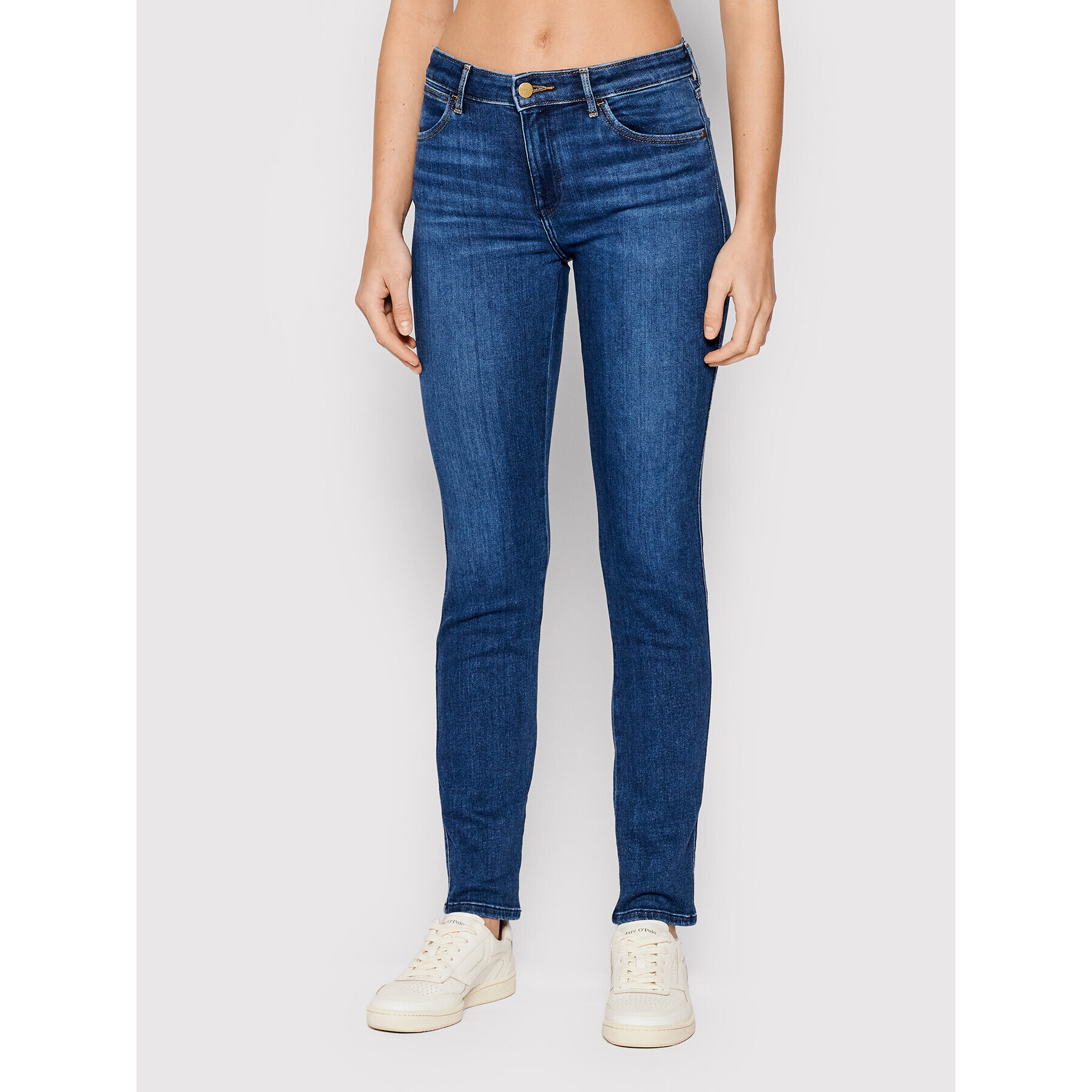 Wrangler Дънки W28LZM23Z Тъмносин Slim Fit - Pepit.bg