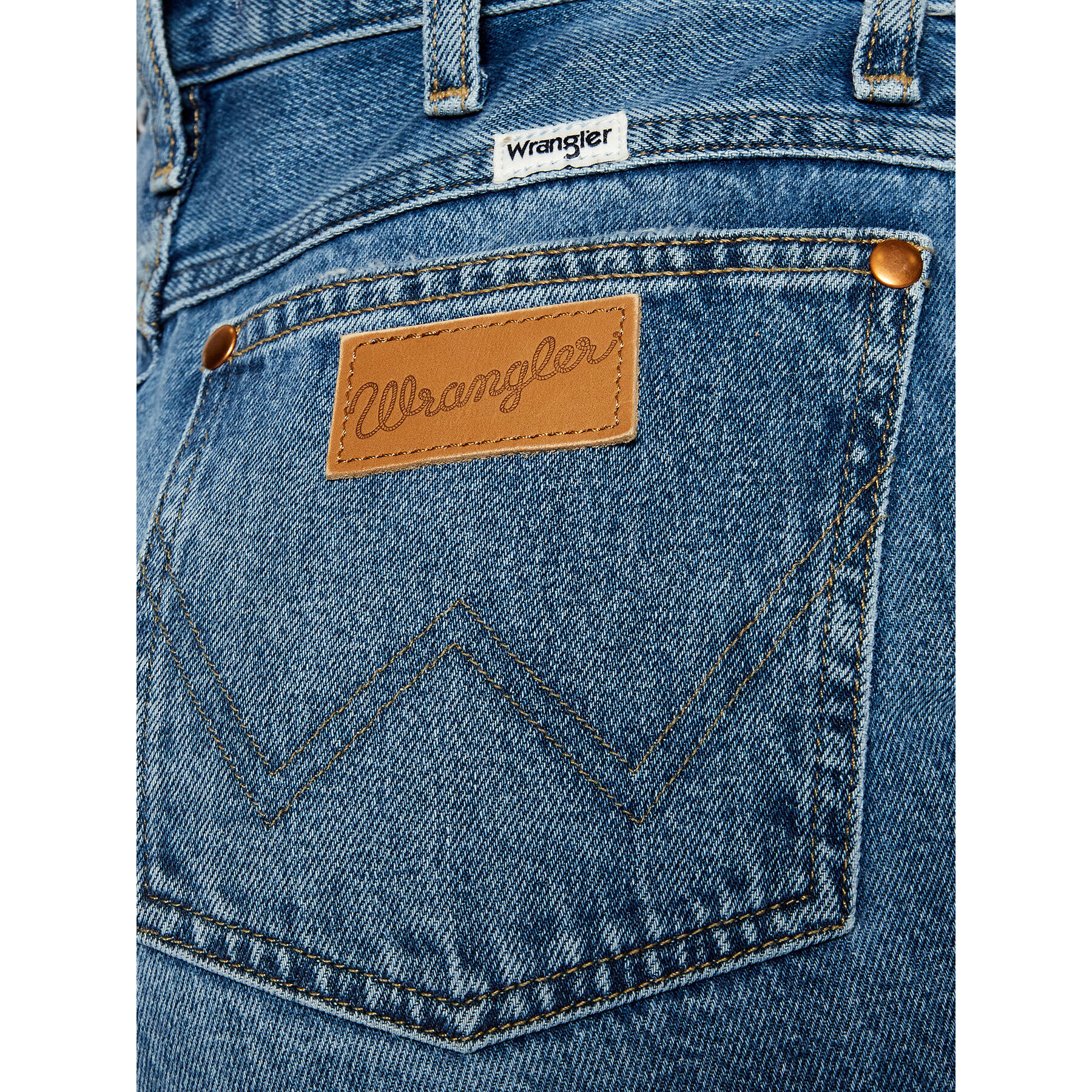 Wrangler Дънки Wild West 603 W2H2SF260 Син Straight Fit - Pepit.bg