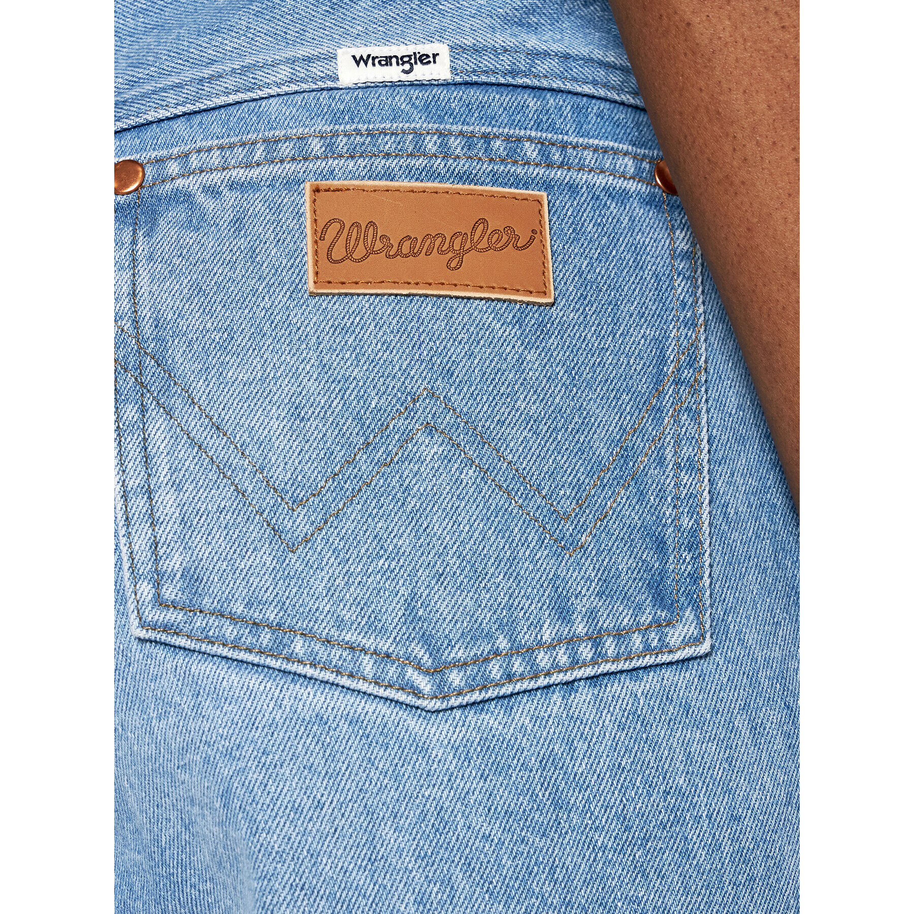 Wrangler Дънки Wild West W2H2MC258 Син Straight Fit - Pepit.bg