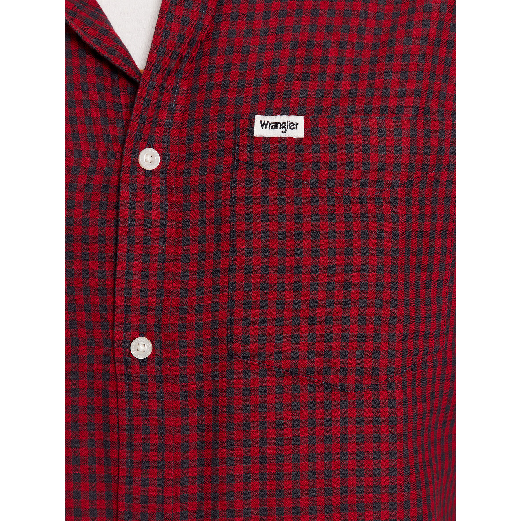 Wrangler дънкова риза 112345376 Бордо Regular Fit - Pepit.bg