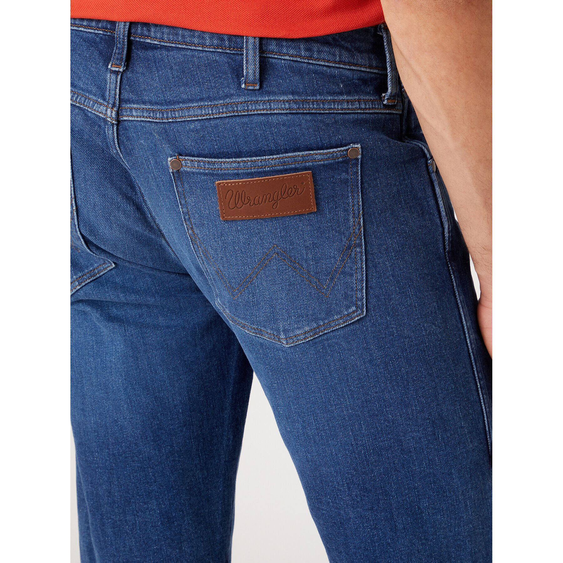 Wrangler Дънкови шорти Colton W16CJXY81 112330686 Син Regular Fit - Pepit.bg