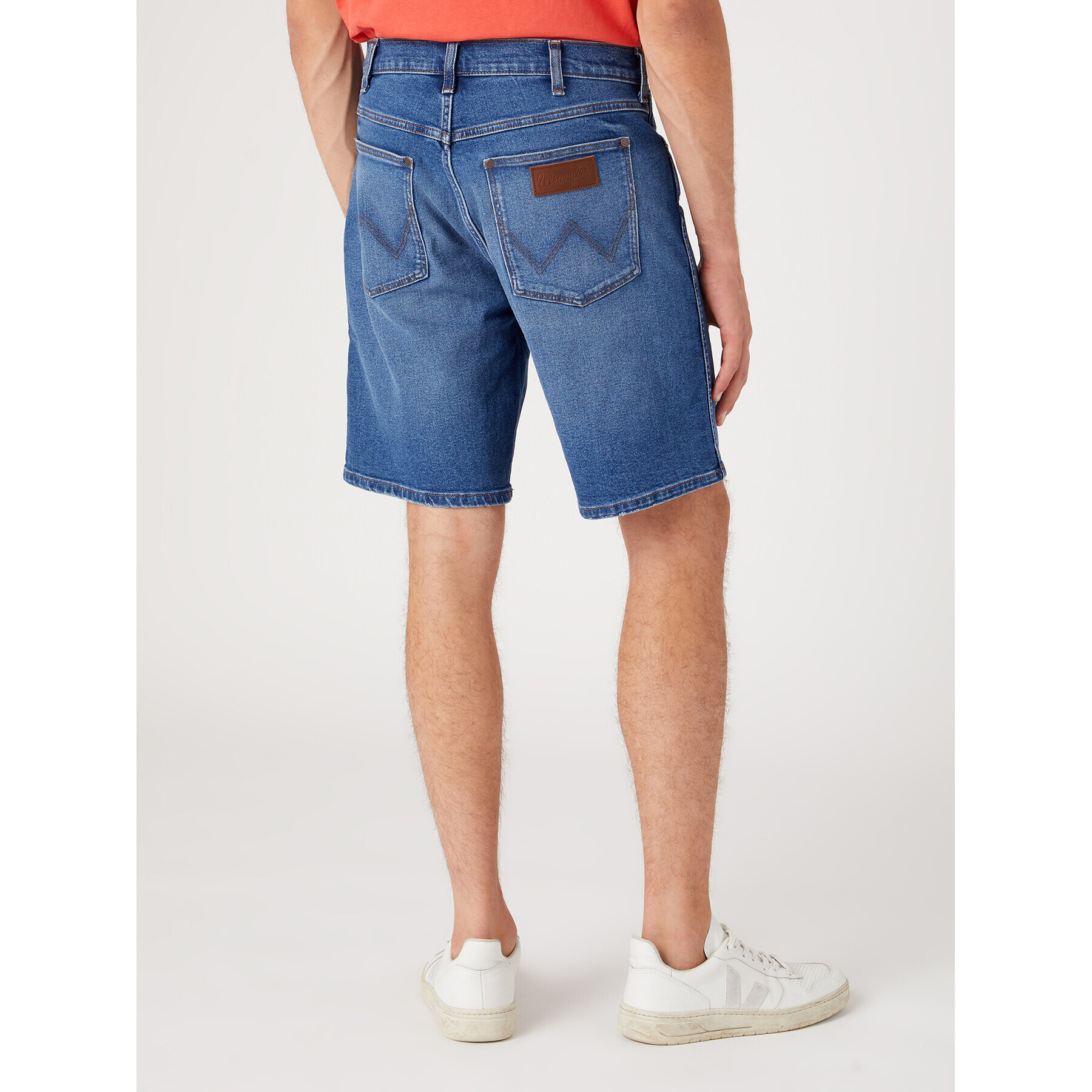 Wrangler Дънкови шорти Frontier W16WYLZ91 112331085 Син Regular Fit - Pepit.bg